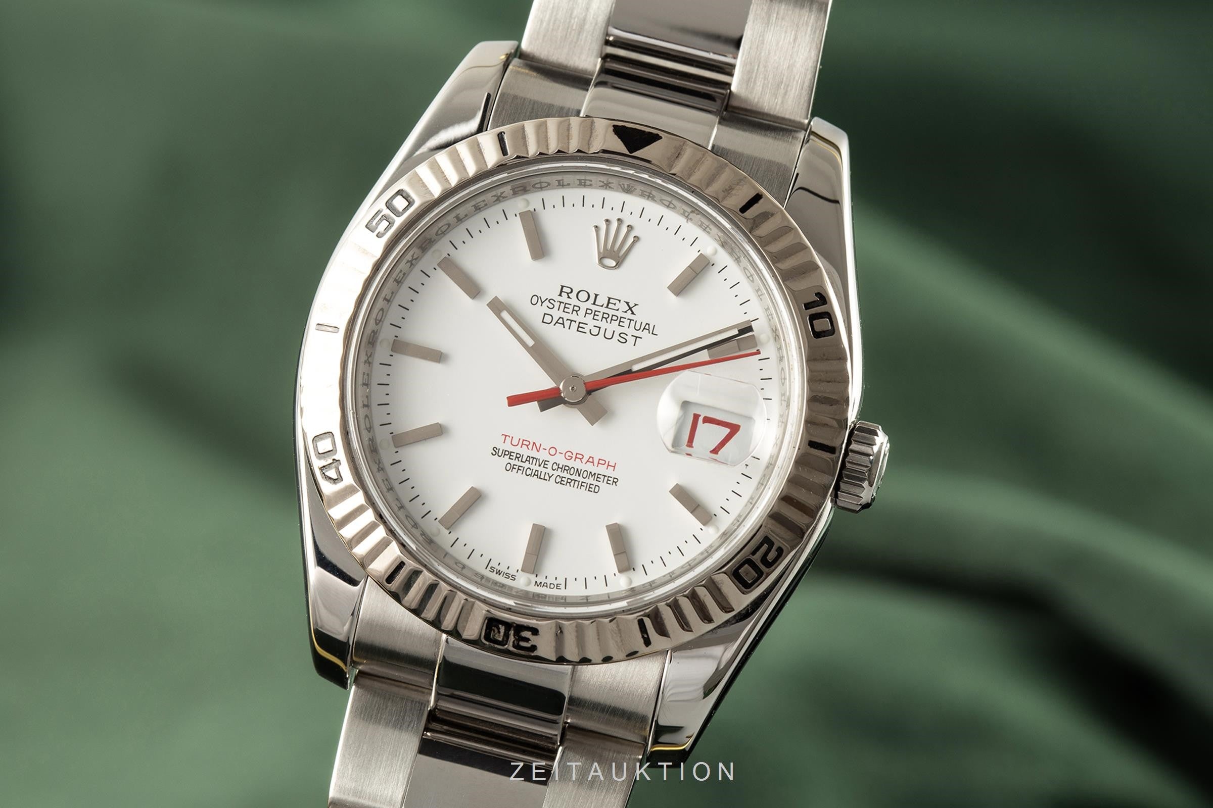 Rolex Datejust steel / white gold automatic Kal. 3135 Ref. 116264
