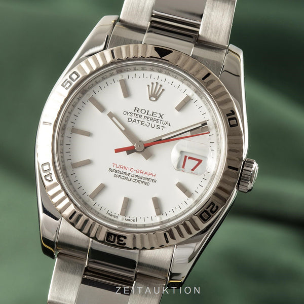 Rolex Datejust steel / white gold automatic men's watch 116264  [2104371]