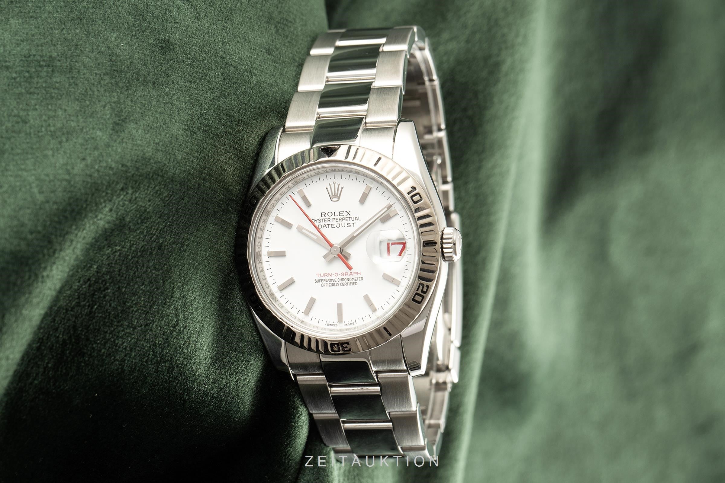 Rolex Datejust steel / white gold automatic men's watch 116264  [2104371]