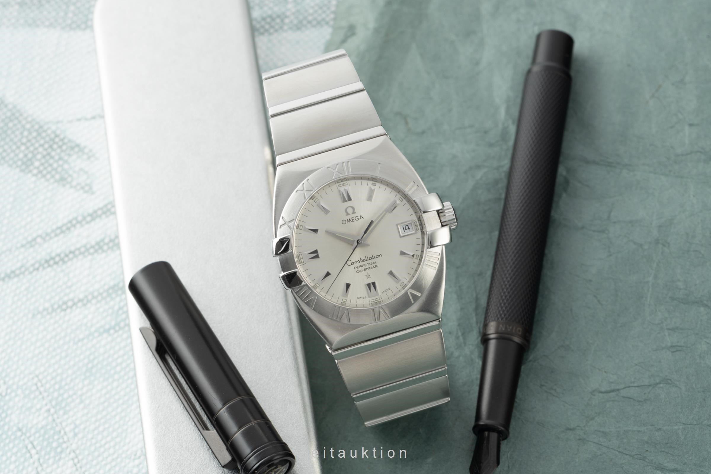 Omega Constellation steel quartz men's watch 1511.30.00, 396.1204  [2104445]