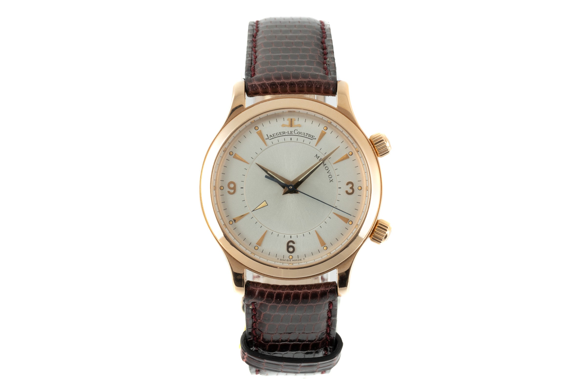 Jaeger LeCoultre Memovox 18 ct gold manual winding men's watch 144.2.94  [2104487]