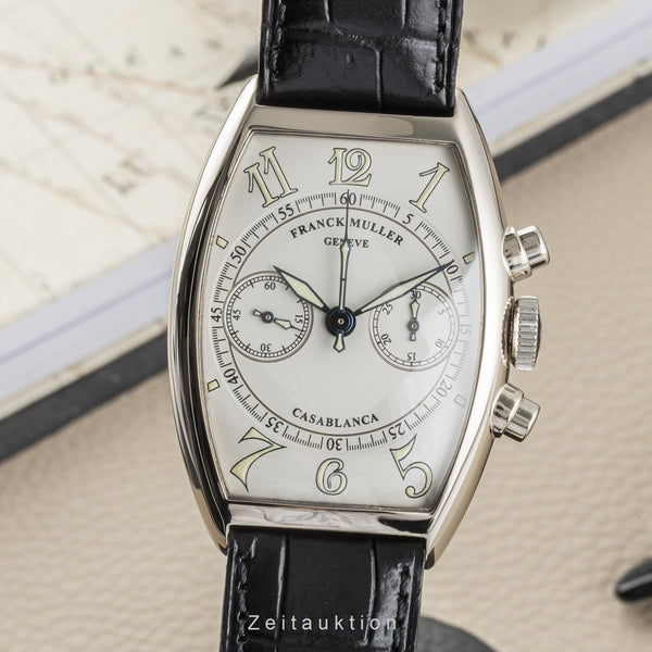 Franck Muller Casablanca chronograph 18 ct white gold manual winding men's watch 5850CC  [2104495]