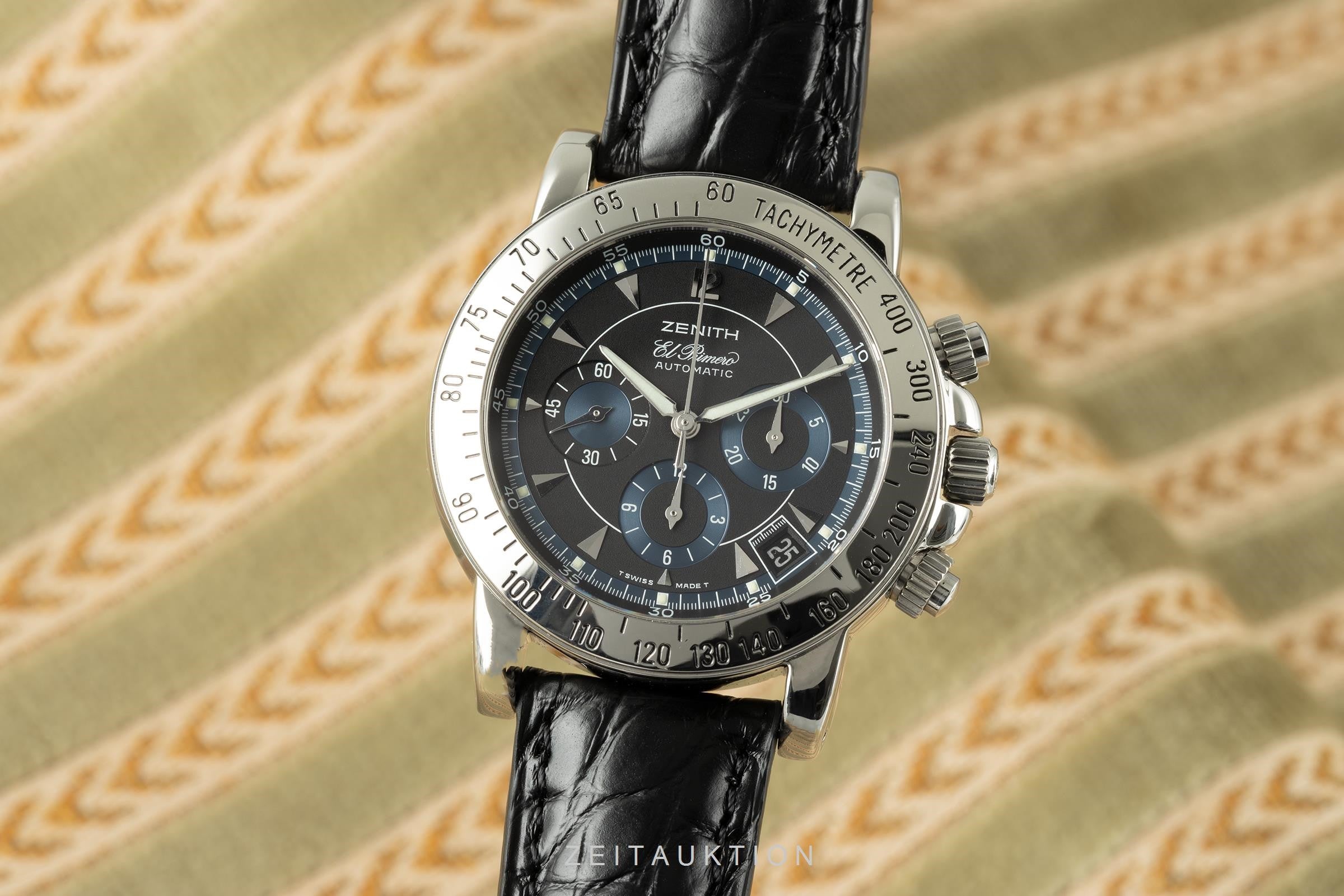 Zenith El Primero chronograph steel automatic Kal. 400Z Ref. 01