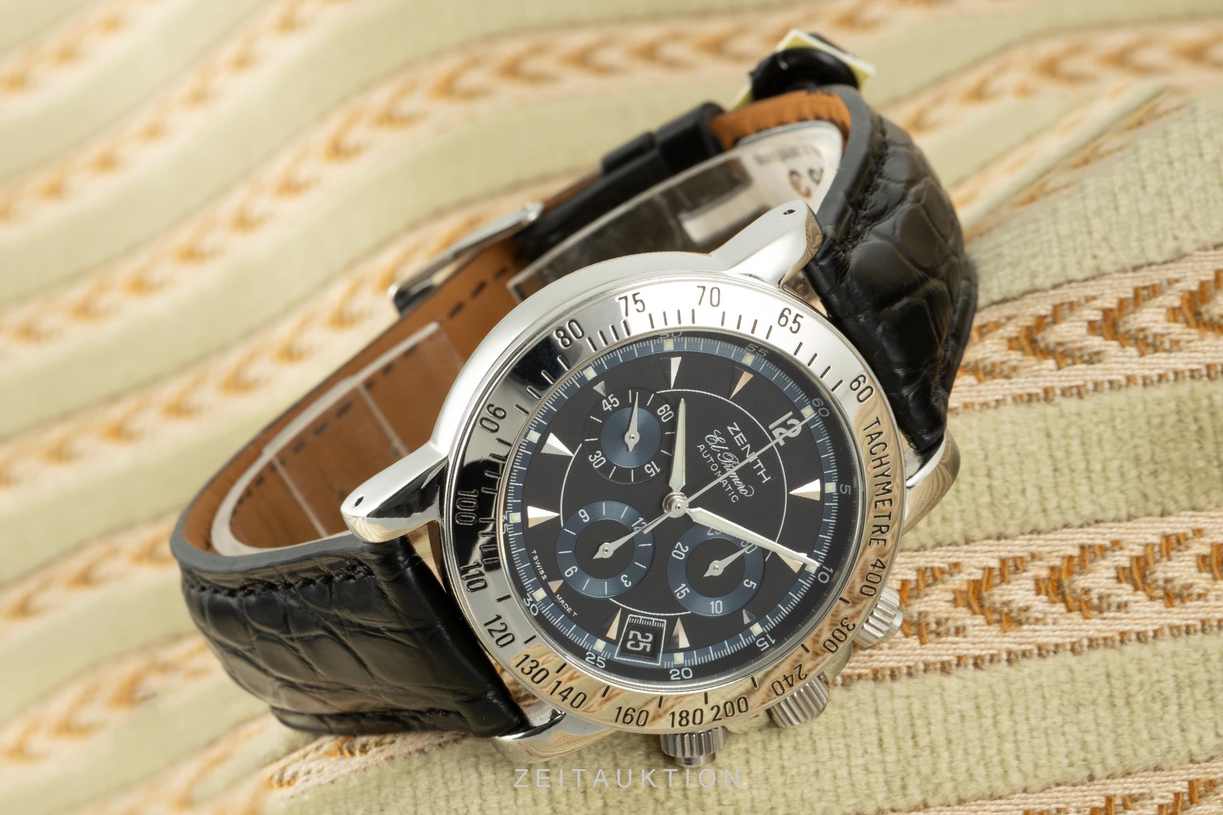 Zenith El Primero chronograph steel automatic Kal. 400Z Ref. 01