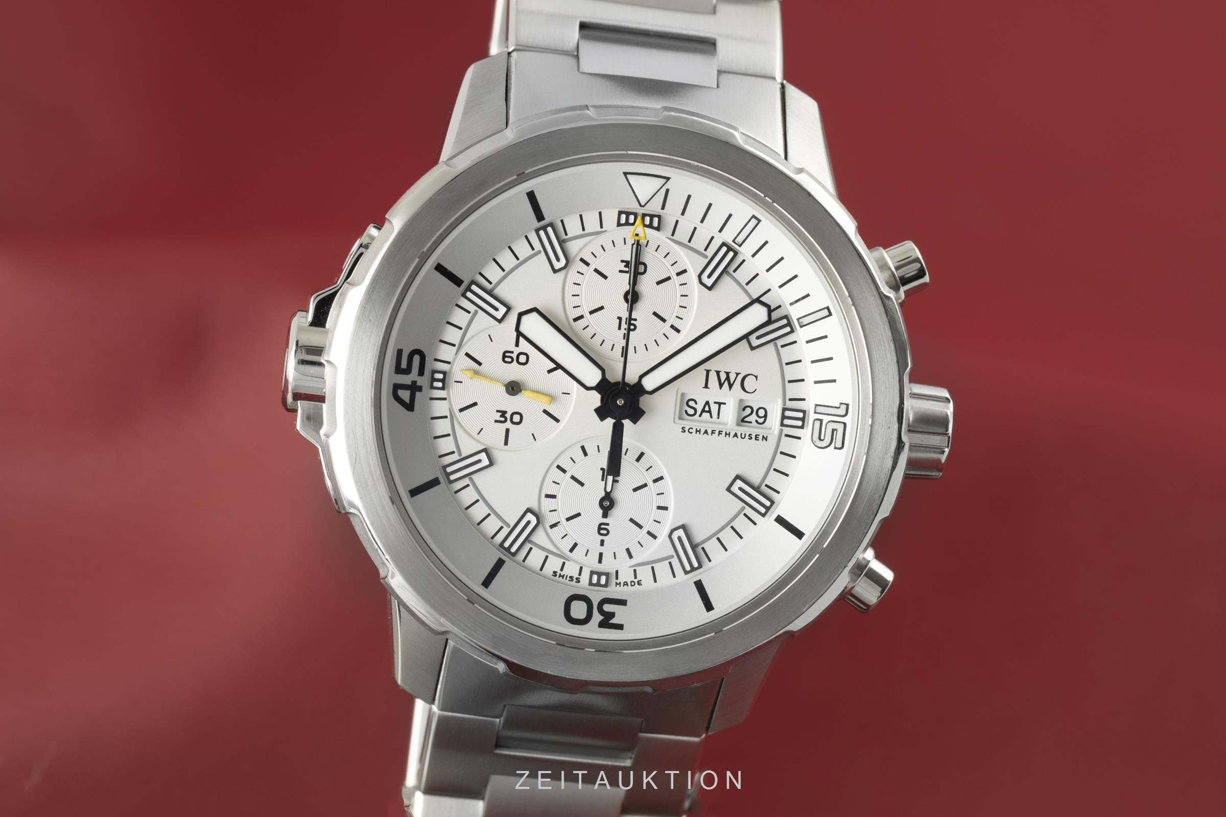 IWC Aquatimer cronografo acciaio automatismo orologio da uomo IW3768  [2104551]