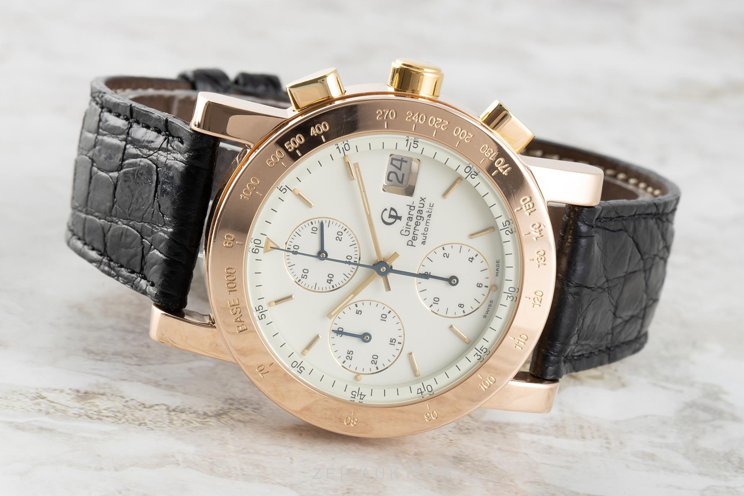 Girard Perregaux 7000 Chronograph 18K Rosegold Automatik Datum Herrenuhr 7000 [2104582]