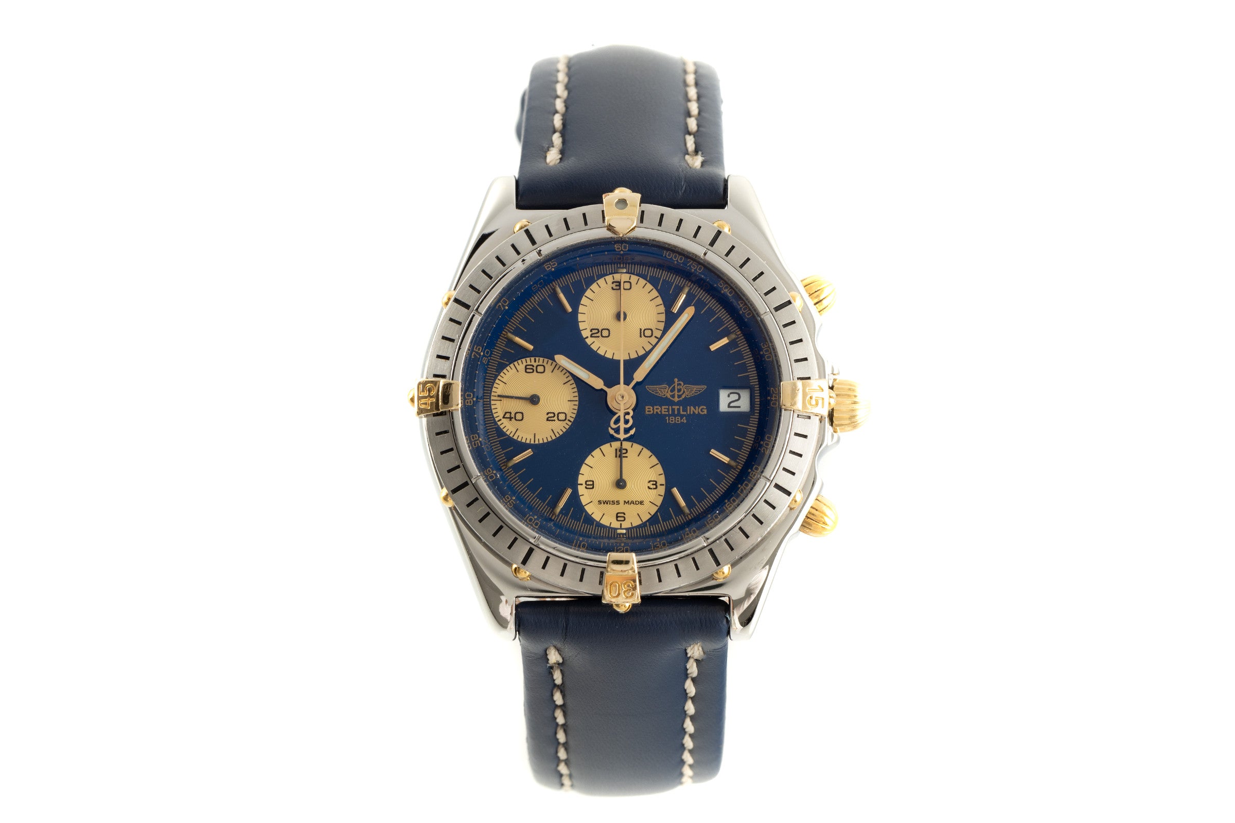 Breitling Chronomat chronograph steel / gold automatic men's watch B13048  [2104588]