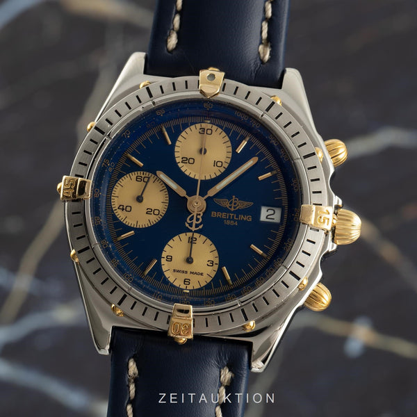 Breitling Chronomat Chronograph Stahl Gold Automatik B13