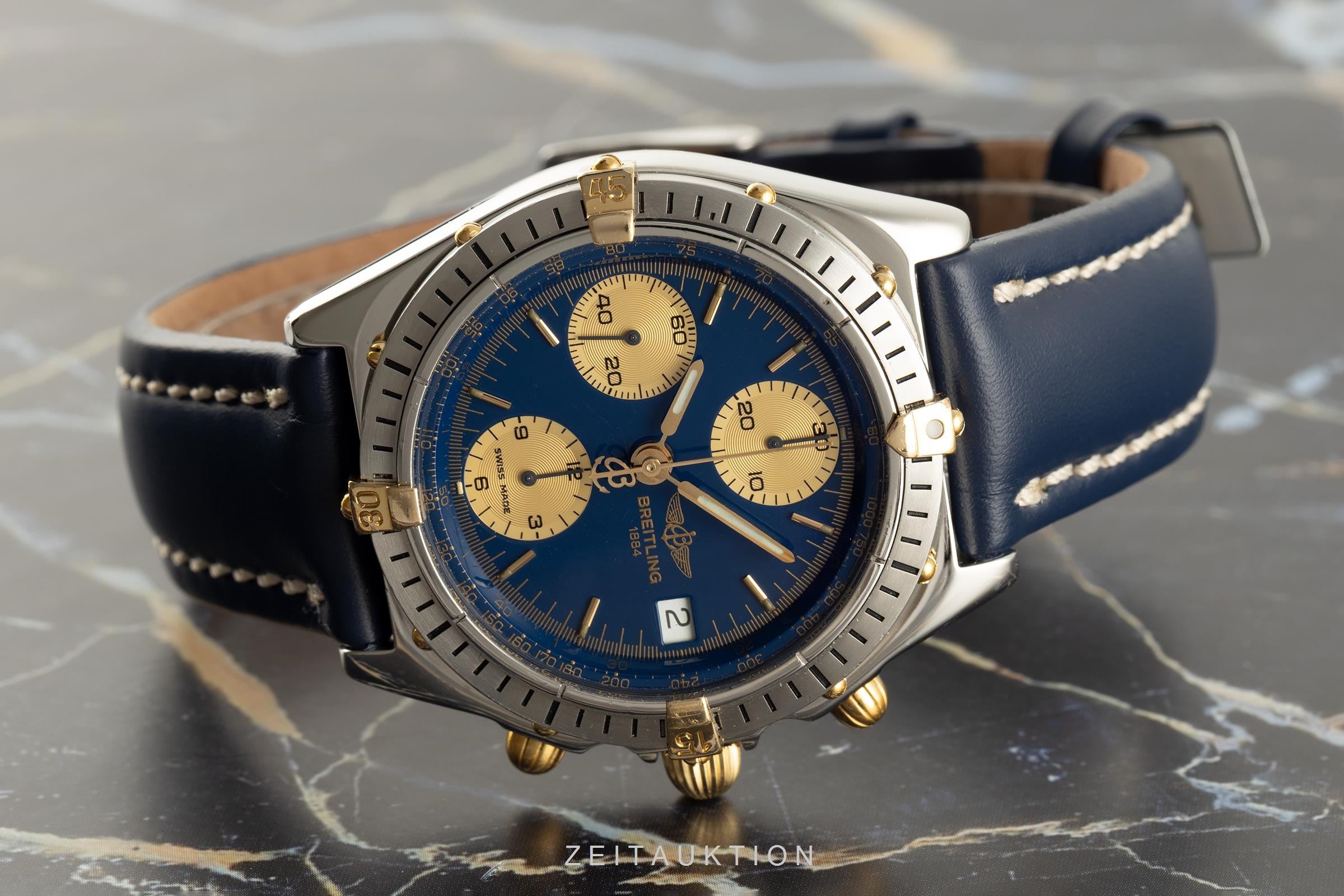 Breitling Chronomat chronograph steel / gold automatic Kal. B13