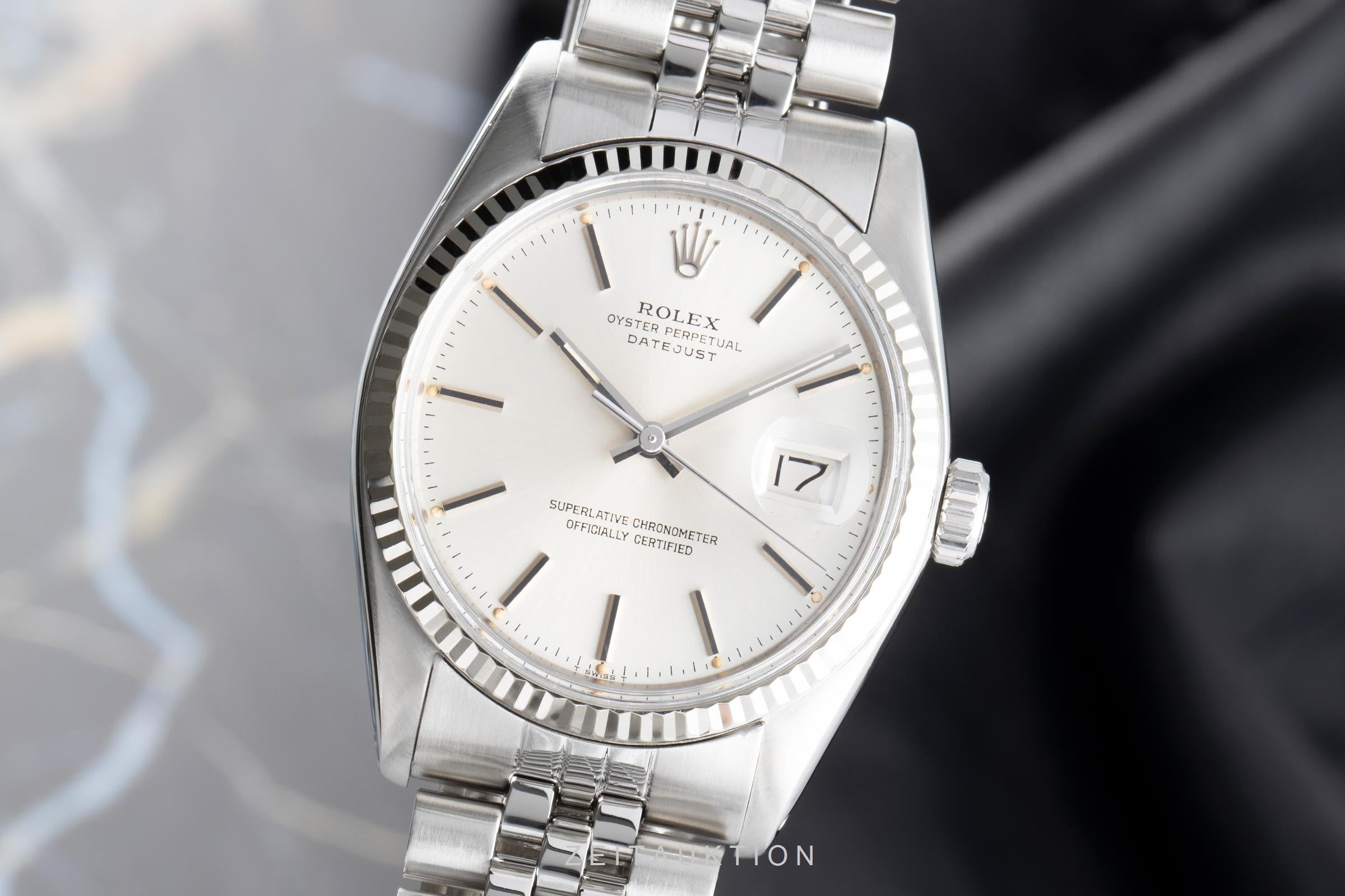 Rolex Datejust acero / oro blanco automático reloj para caballeros 16014 Vintage  [2104591]