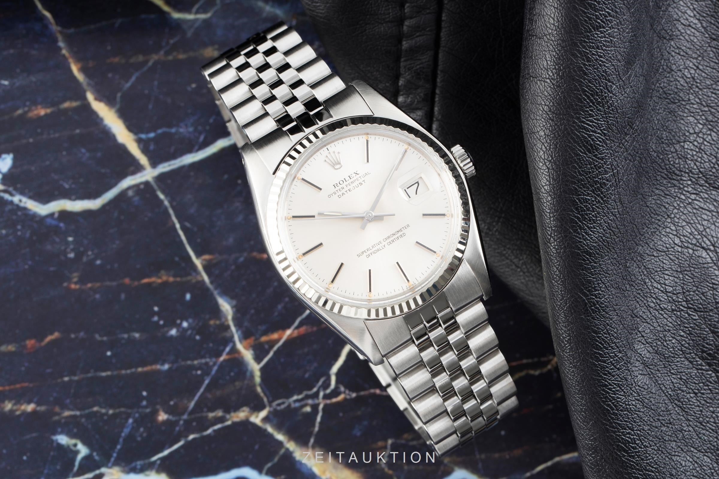 Rolex Datejust acero / oro blanco automático reloj para caballeros 16014 Vintage  [2104591]