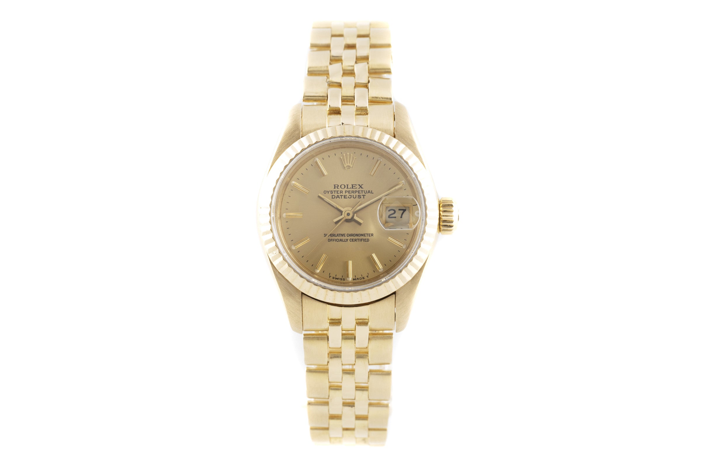 Rolex Lady Datejust oro 18 ct automatismo orologio da donna 69178  [2104680]