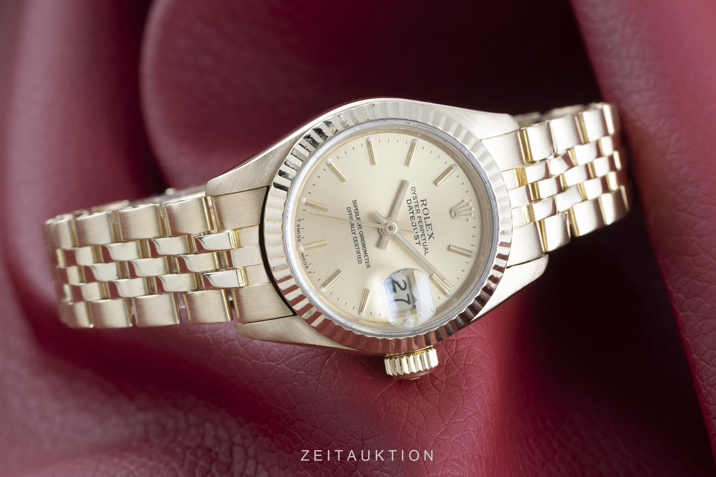 Rolex Lady Datejust oro 18 ct automatismo orologio da donna 69178  [2104680]