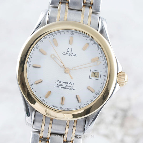 Omega Seamaster steel / gold automatic men's watch 168.1501  [2104803]