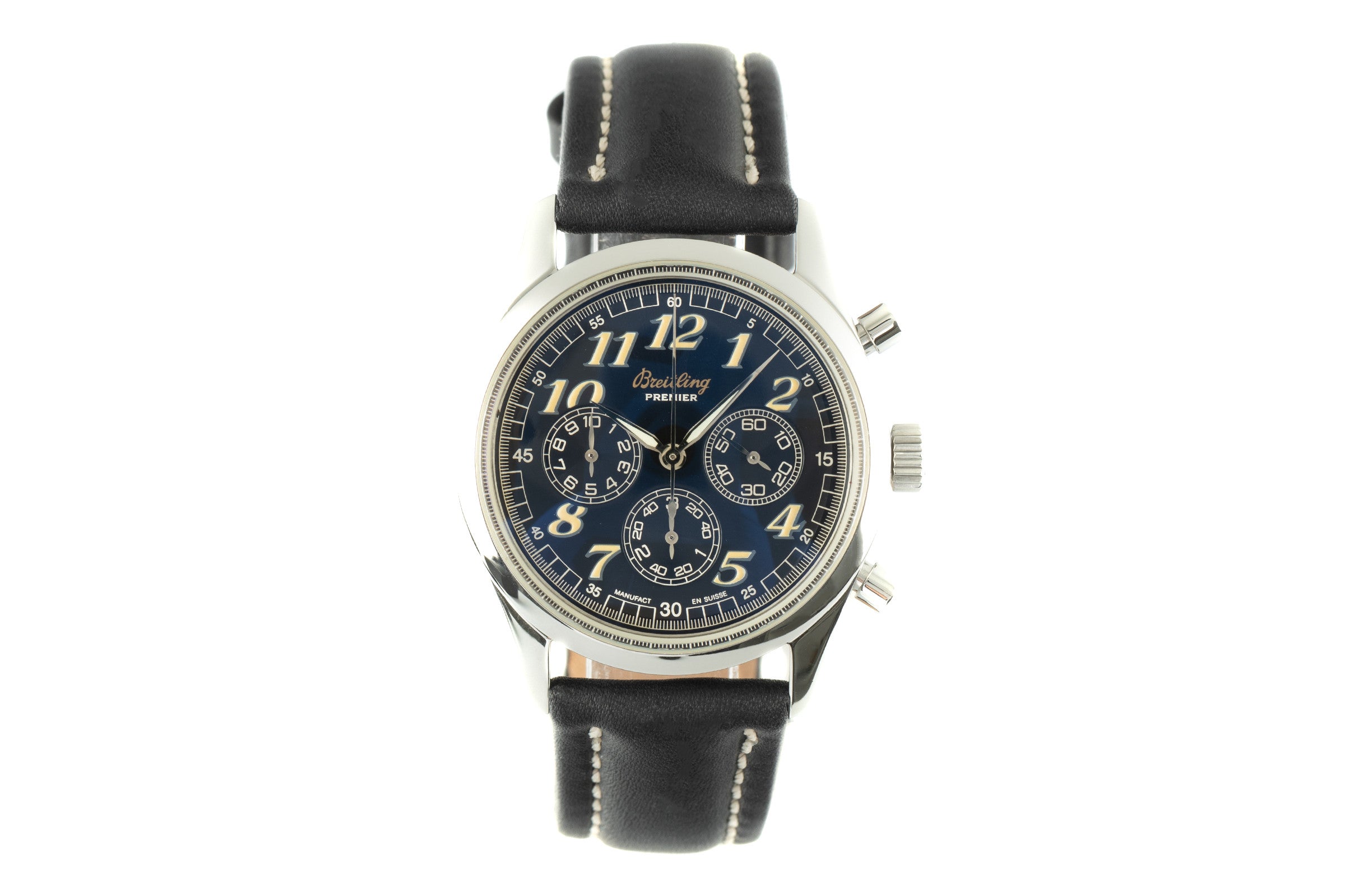 Breitling Premier cronografo acciaio automatismo orologio da uomo A40035  [2105021]