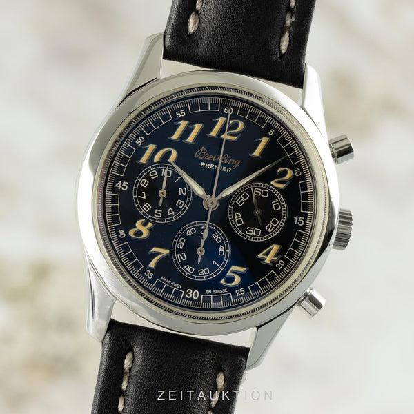 Breitling Premier cronografo acciaio automatismo orologio da uomo A40035  [2105021]