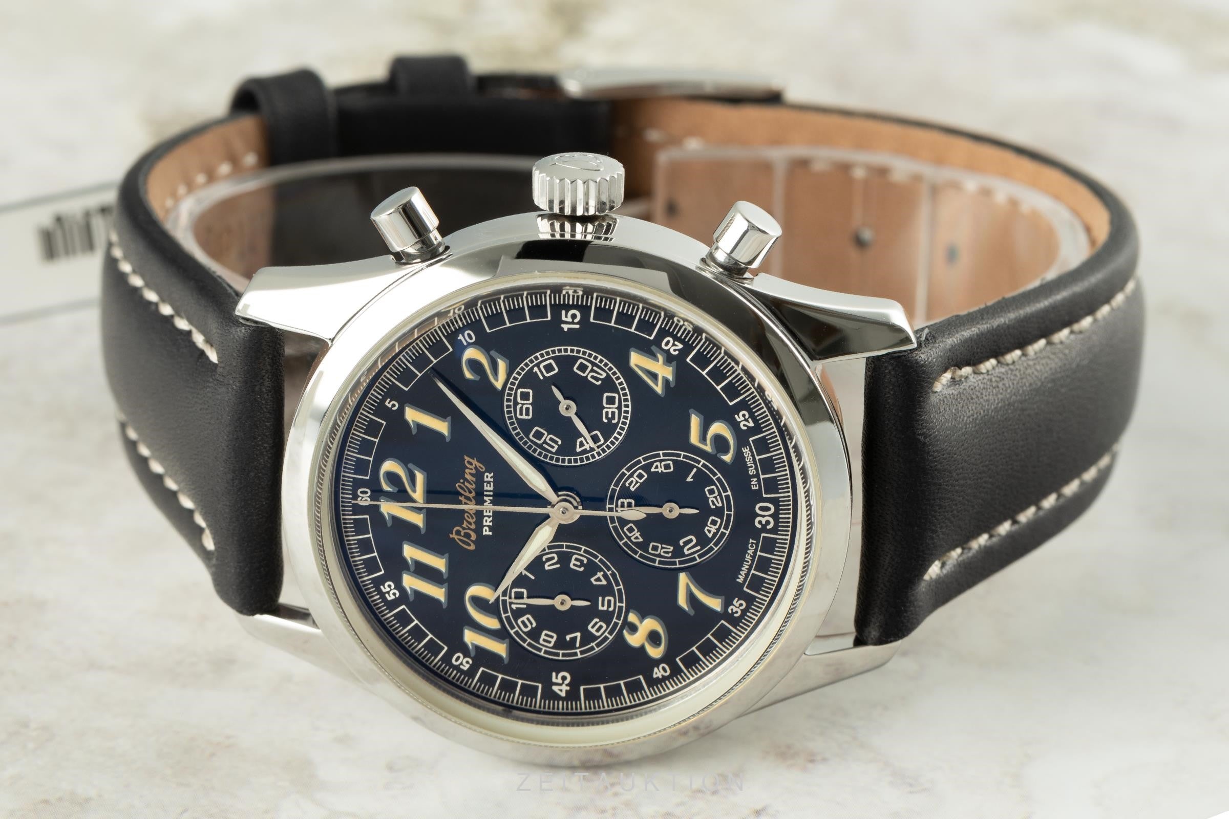 Breitling Premier cronografo acciaio automatismo orologio da uomo A40035  [2105021]