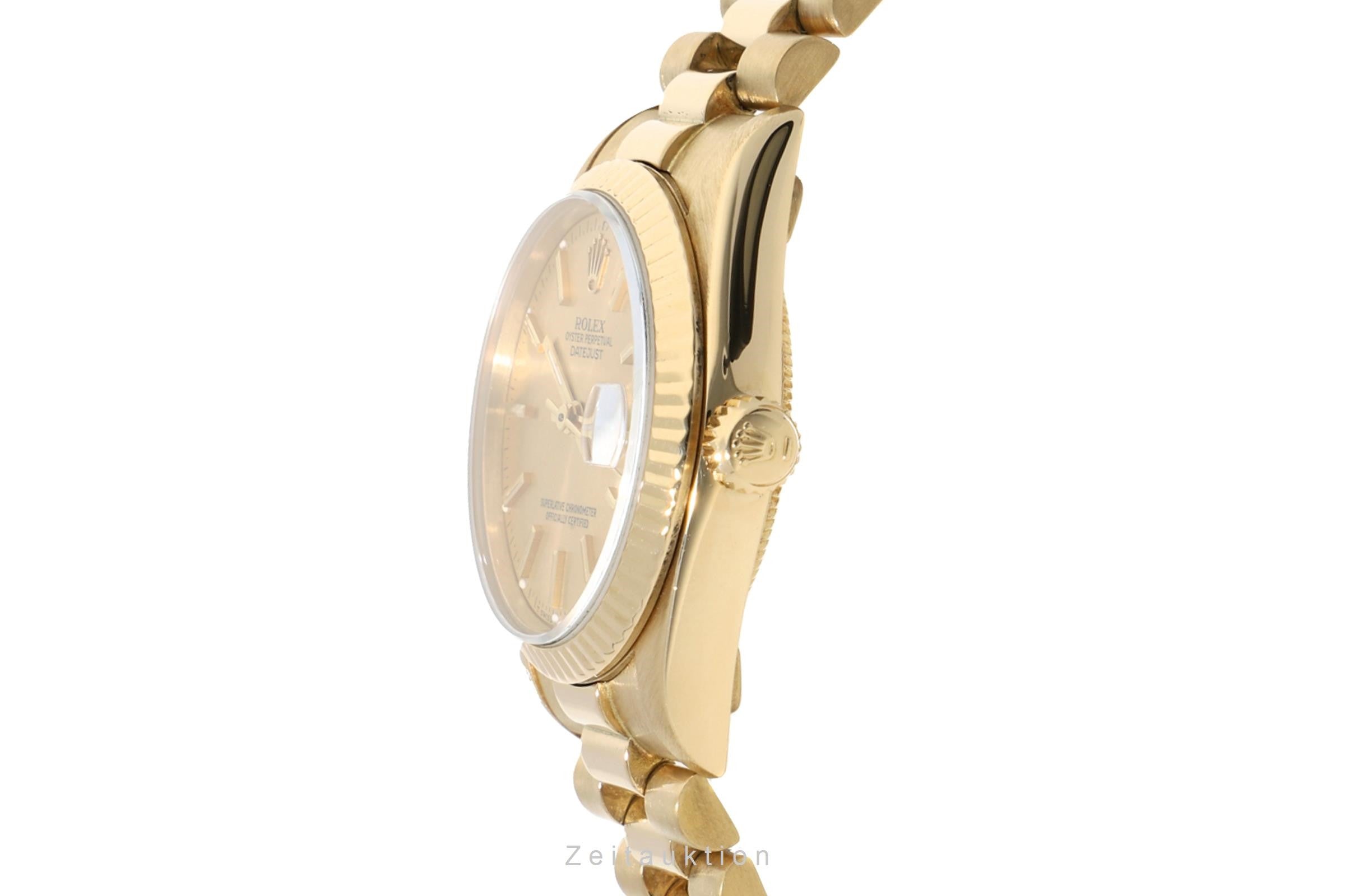 Rolex Lady Datejust oro 18 ct automatismo orologio da donna 68278  [2105260]