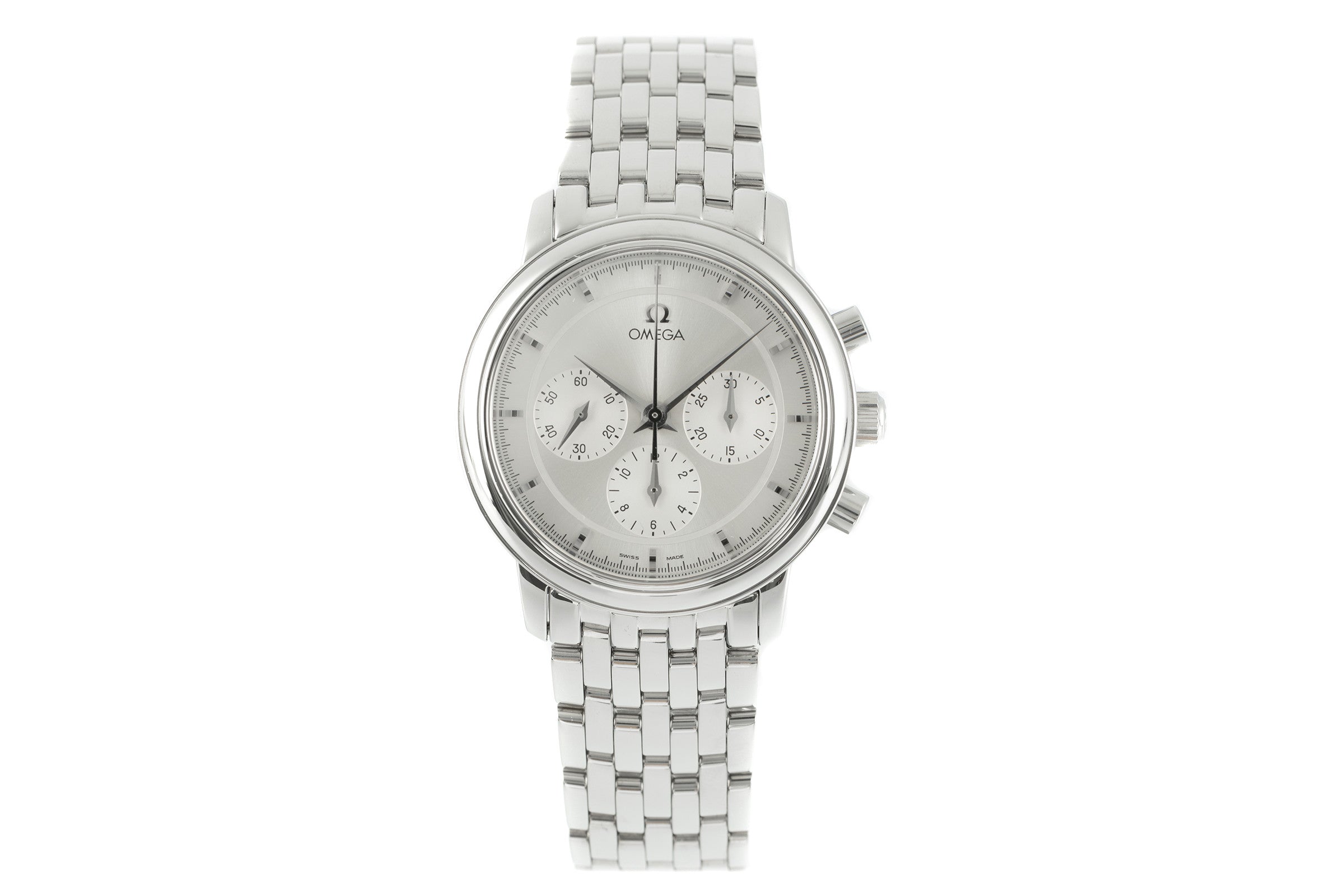 Omega De Ville chronograph steel manual winding men's watch 4540.31.00, 145.0050, 345.0050  [2105290]