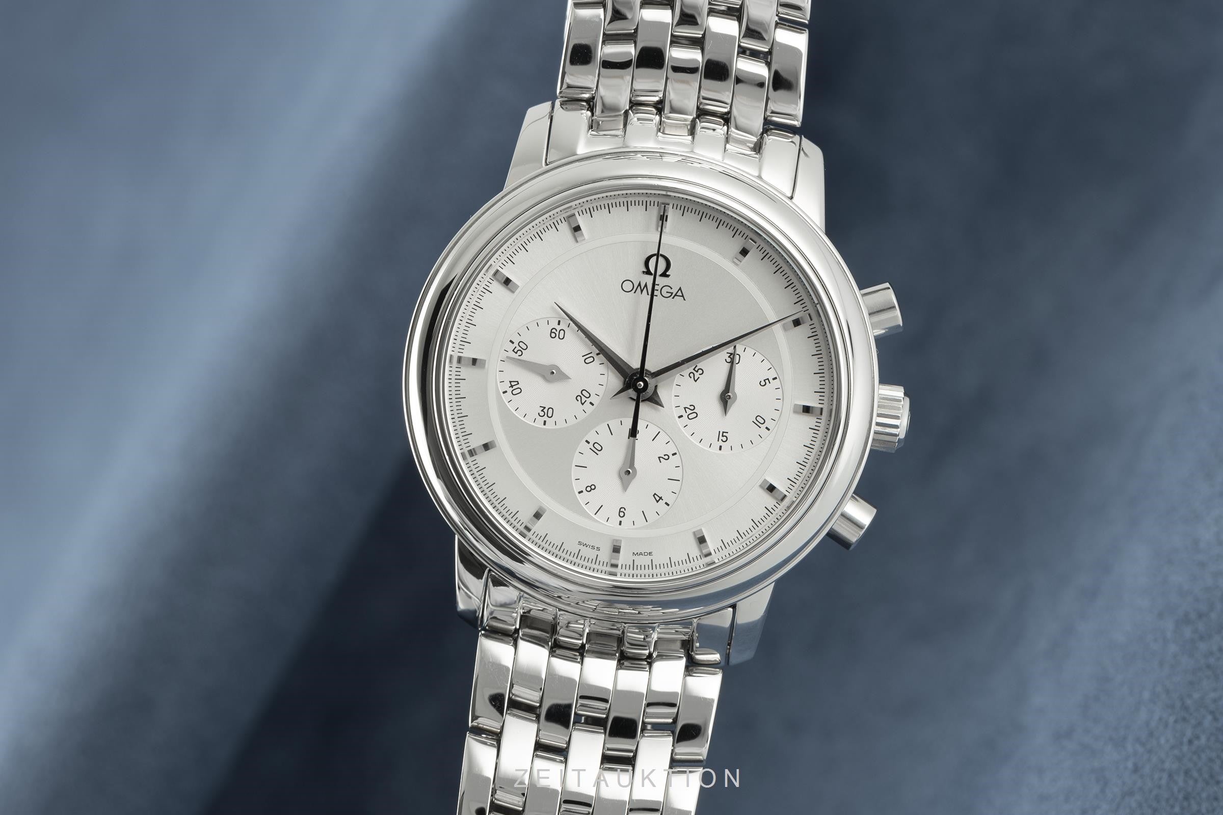 Omega De Ville chronograph steel manual winding men's watch 4540.31.00, 145.0050, 345.0050  [2105290]