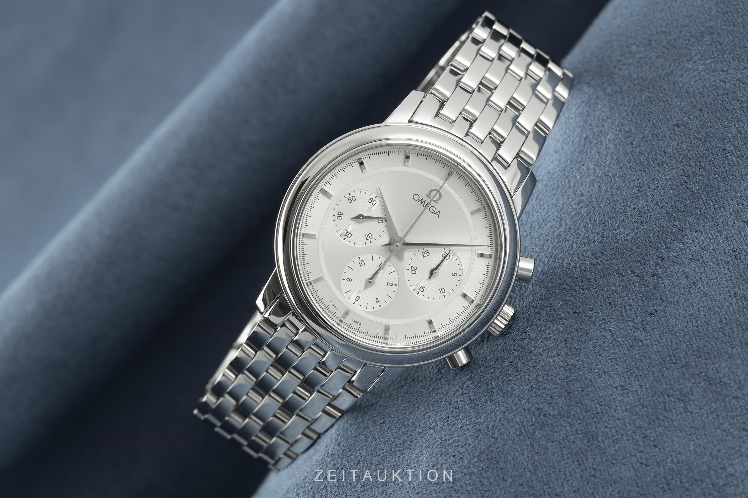 Omega De Ville chronograph steel manual winding men's watch 4540.31.00, 145.0050, 345.0050  [2105290]