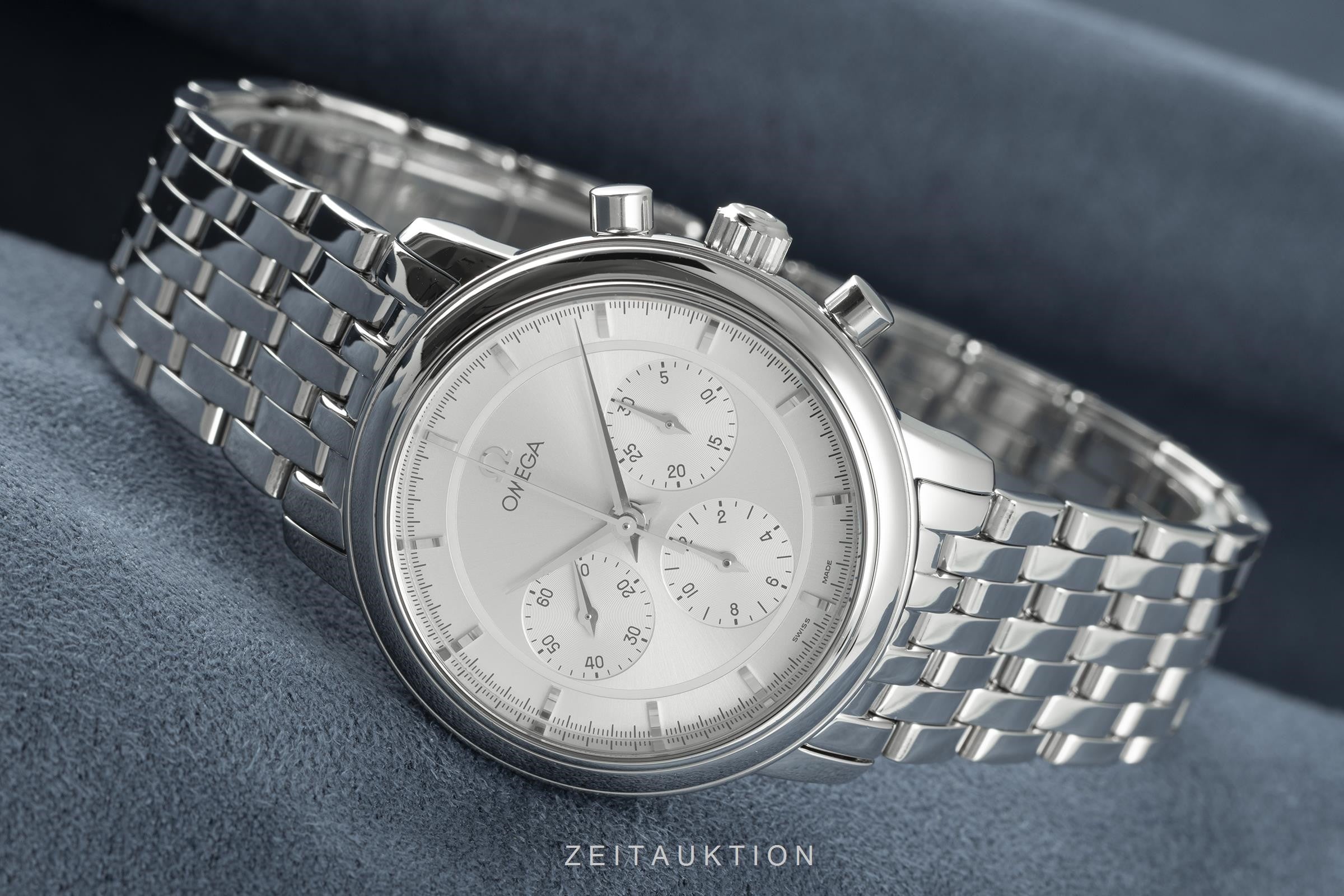 Omega De Ville chronograph steel manual winding men's watch 4540.31.00, 145.0050, 345.0050  [2105290]