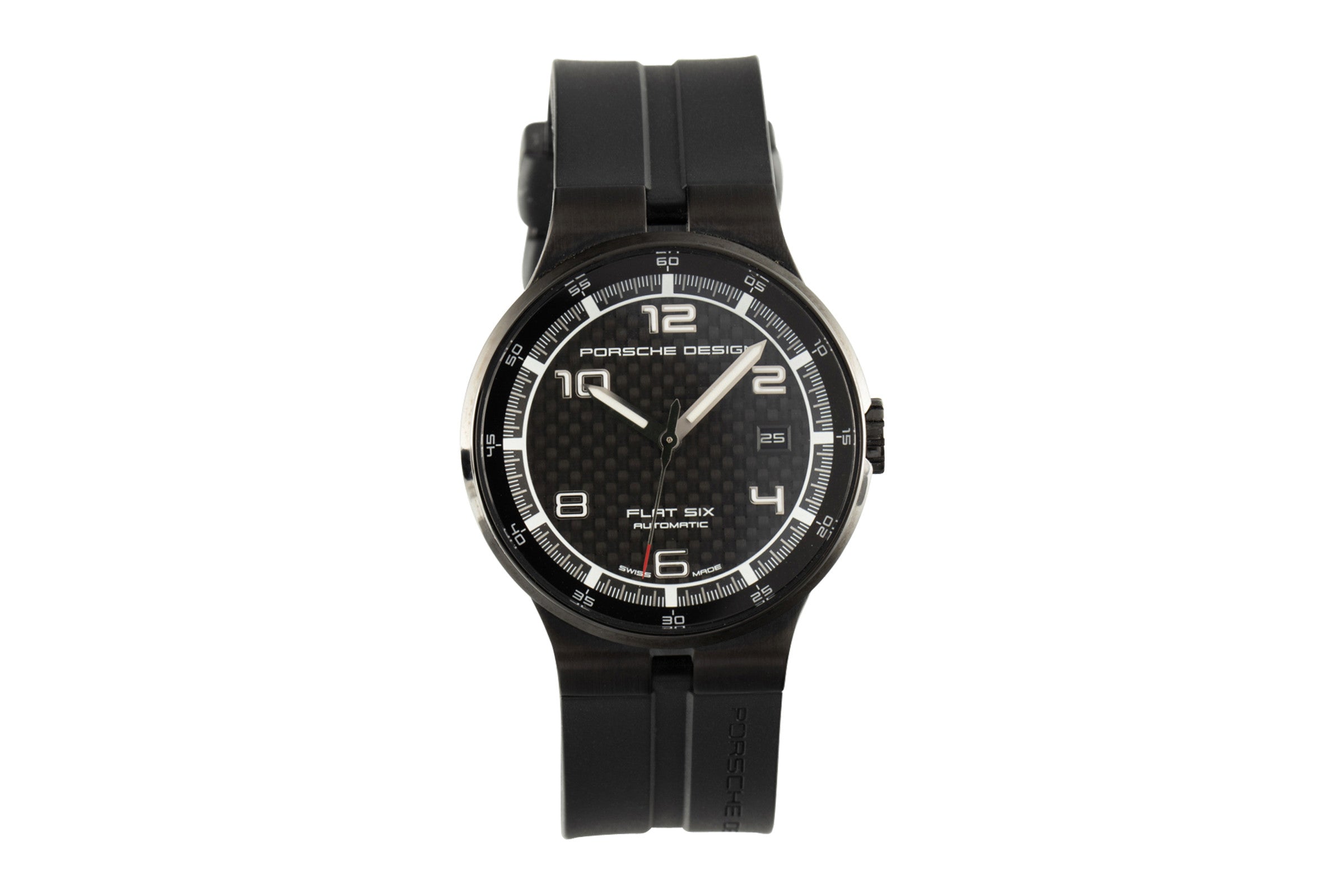 Porsche Design Flat Six Automatik Stahl Herrenuhr Ref. 6351.43 B&P NP: 2450 € [2105405]