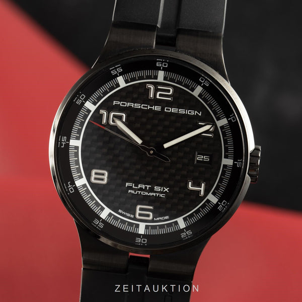 Porsche Design Flat Six Automatik Stahl Herrenuhr Ref. 6351.43 B&P NP: 2450 € [2105405]