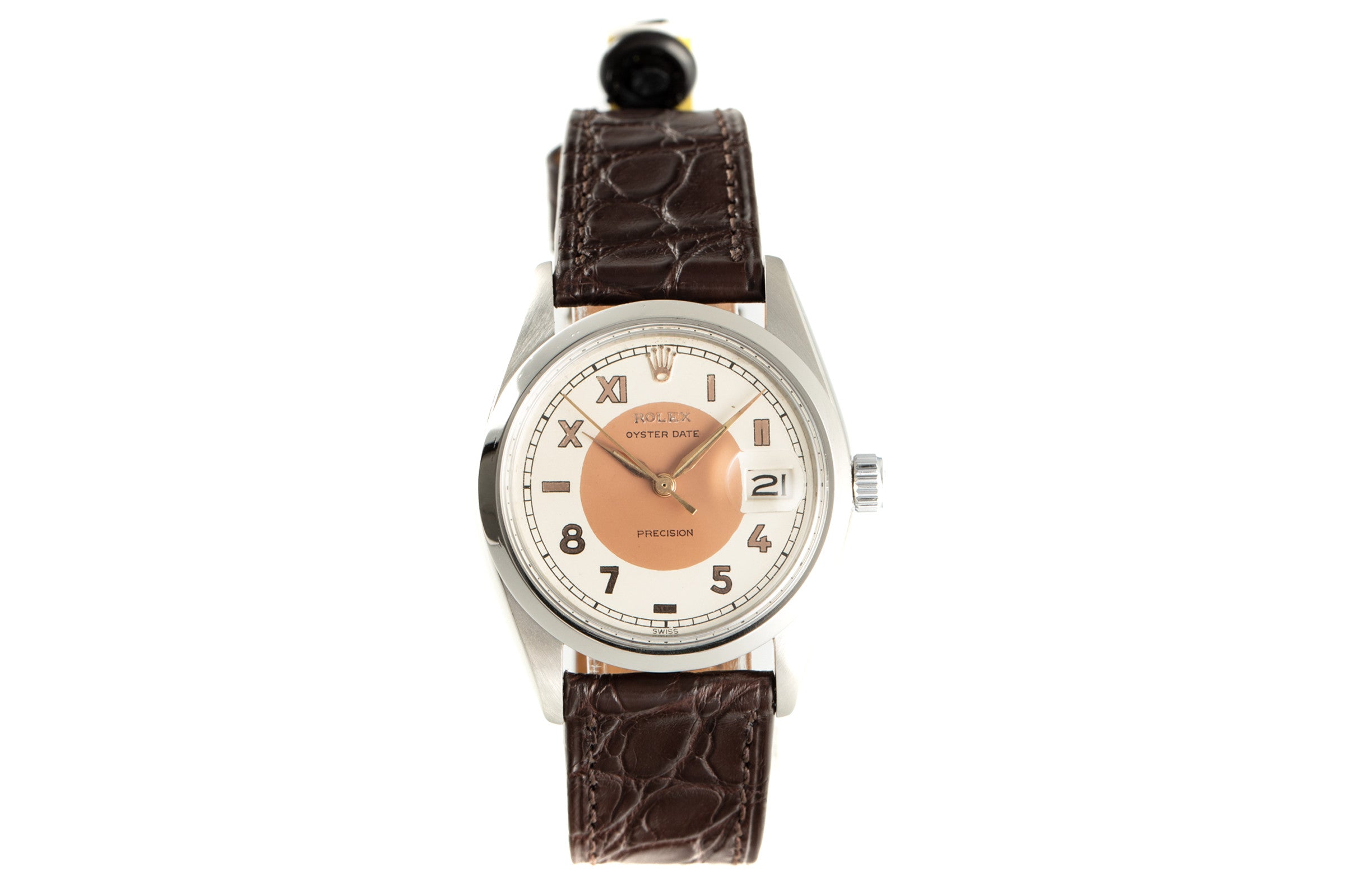 Rolex Oysterdate acciaio carica manuale orologio da uomo 6694 Vintage  [2105429]