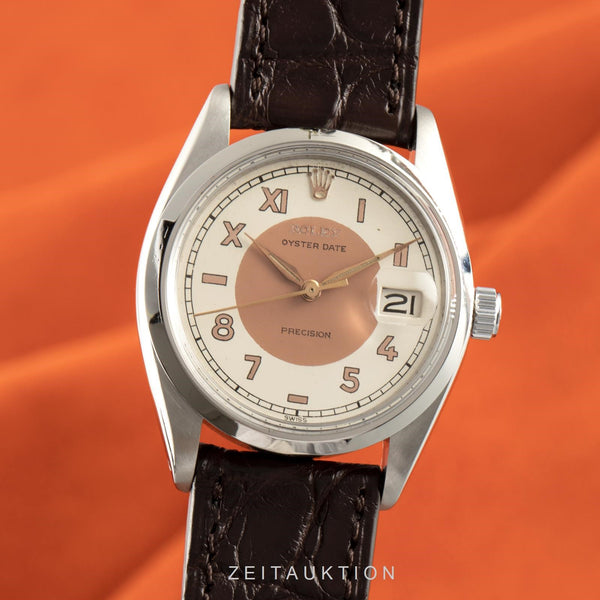 Rolex Oysterdate acciaio carica manuale orologio da uomo 6694 Vintage  [2105429]