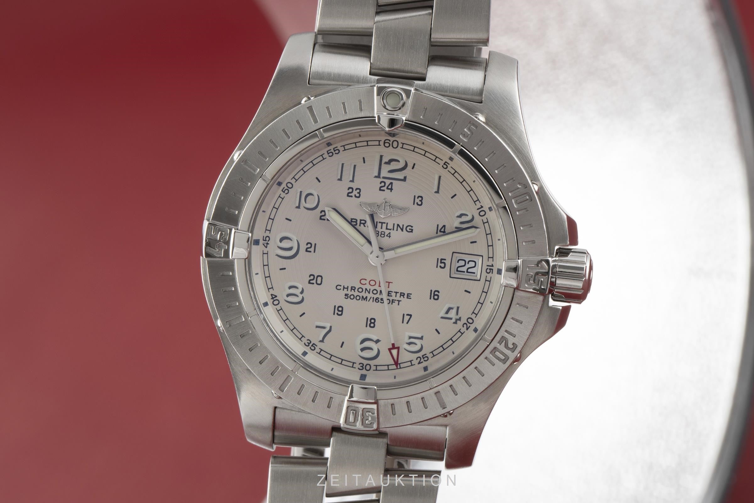 Breitling Colt steel quartz men's watch A74380  [2105434]