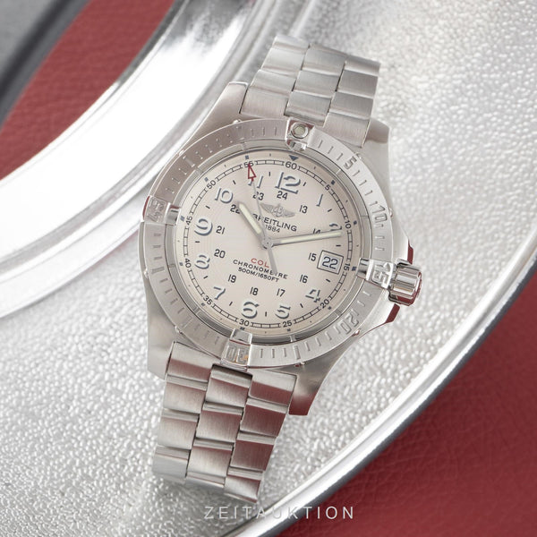 Breitling Colt steel quartz men's watch A74380  [2105434]