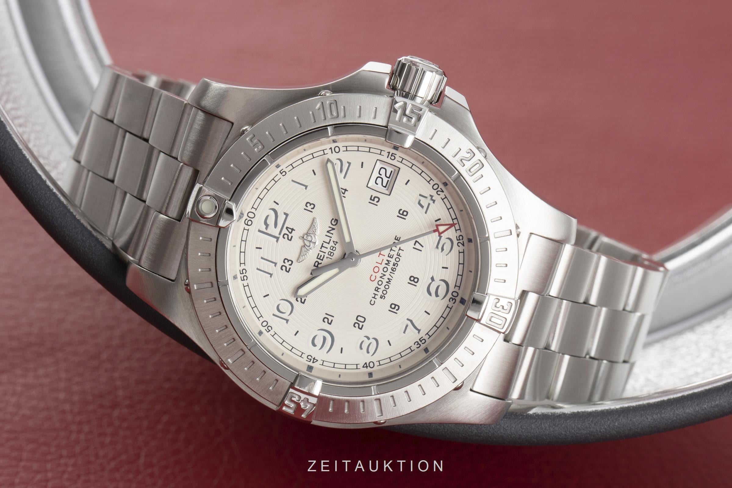 Breitling Colt steel quartz men's watch A74380  [2105434]