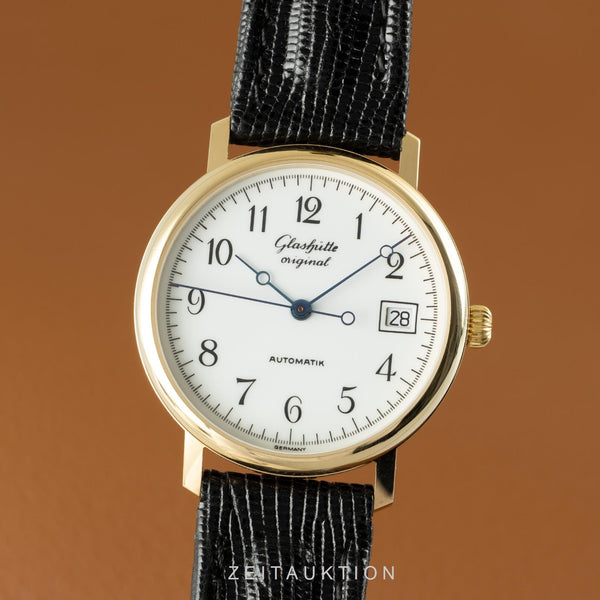 Glashütte Klassik bañado en oro automático reloj para caballeros  [2105446]