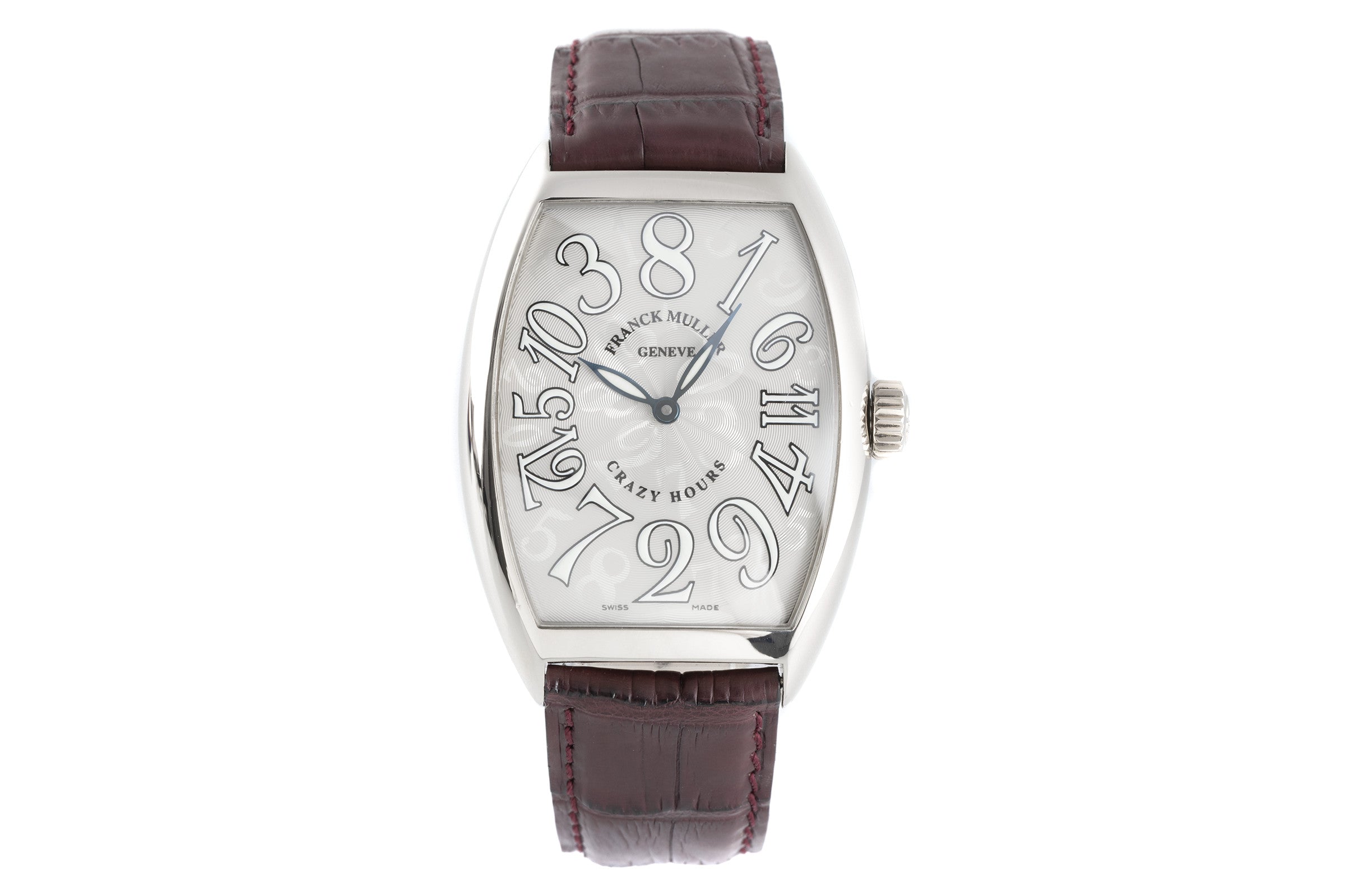 Franck Muller Crazy Hours 18 ct white gold automatic men's watch 7851CH  [2105483]