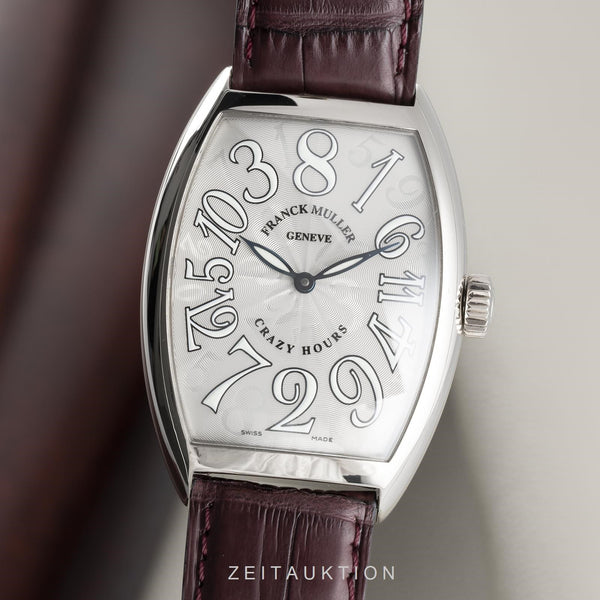 Franck Muller Crazy Hours 18 ct white gold automatic men's watch 7851CH  [2105483]