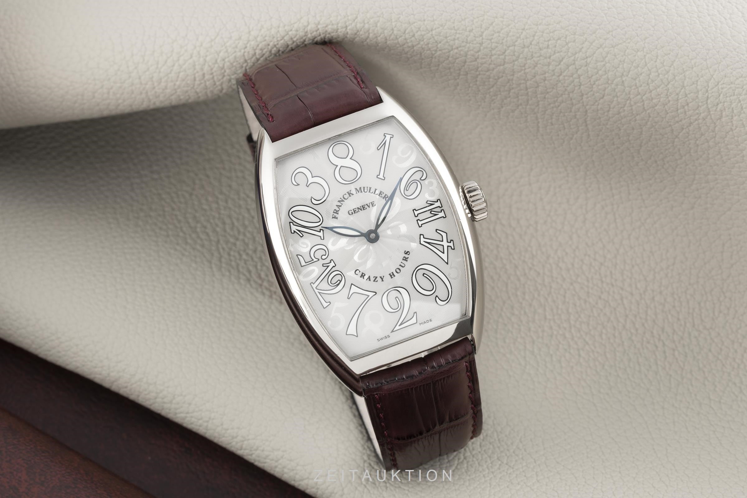 Franck Muller Crazy Hours 18 ct white gold automatic men's watch 7851CH  [2105483]