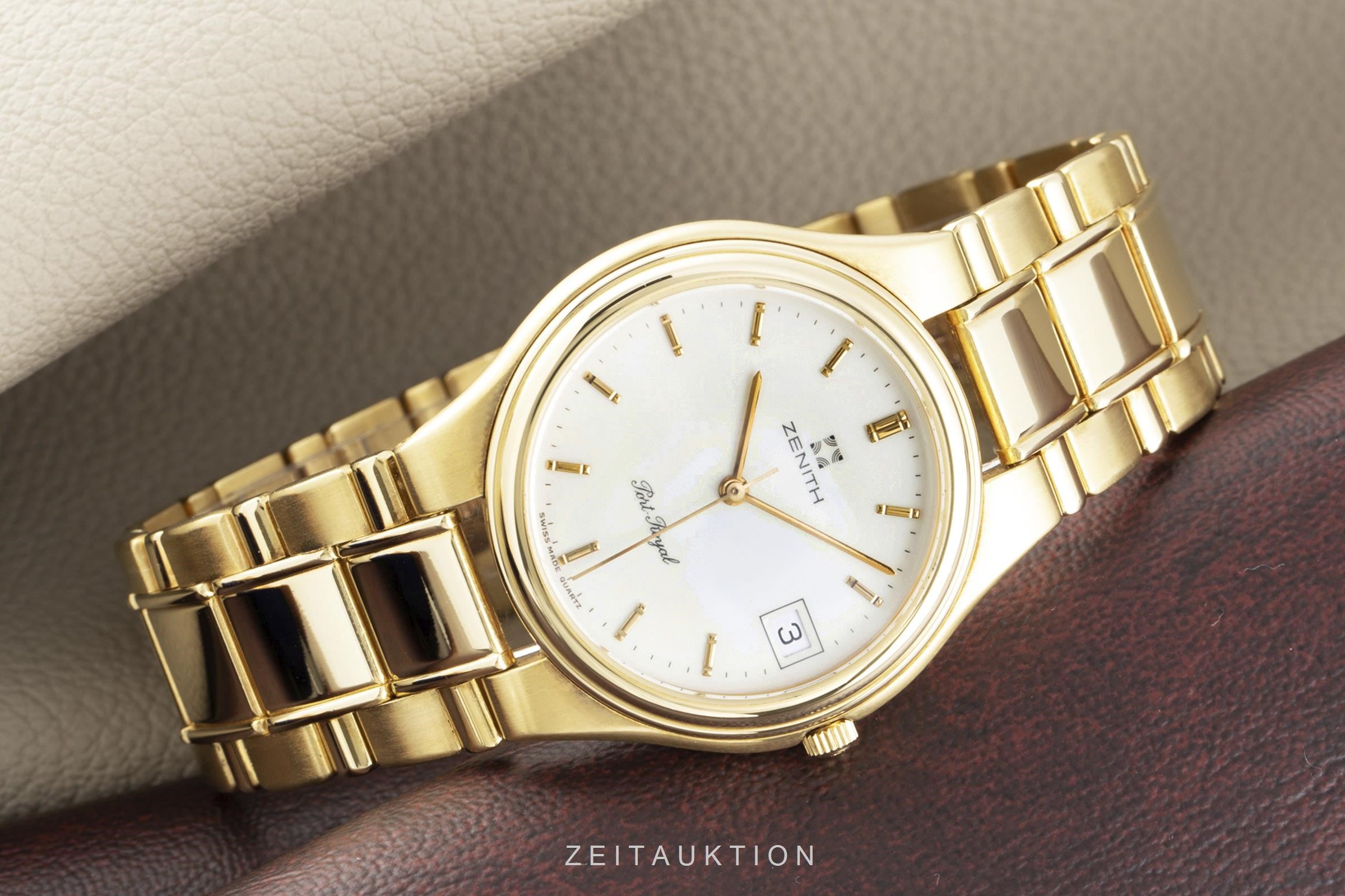 Zenith Port Royal 18 ct gold quartz - Main Image