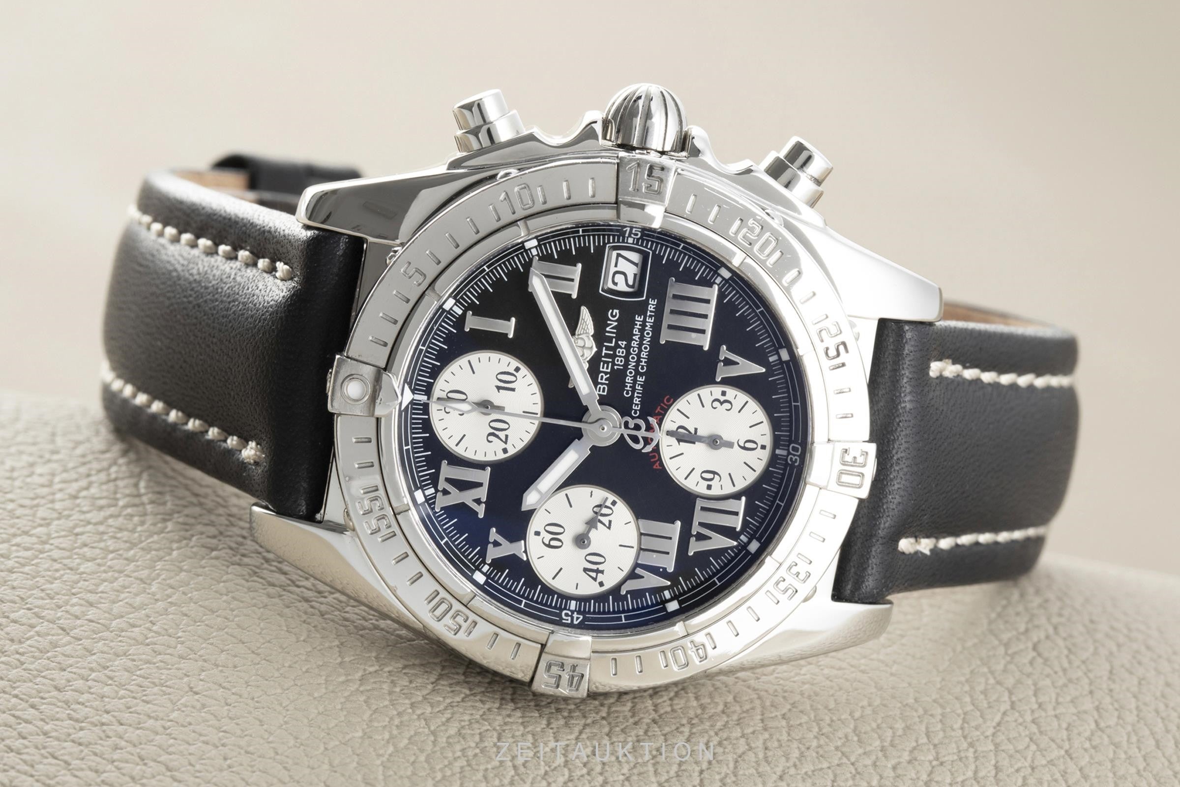 Breitling Cockpit Chronograph Automatik Edelstahl Herrenuhr Ref. A13358 B&P [2105558]