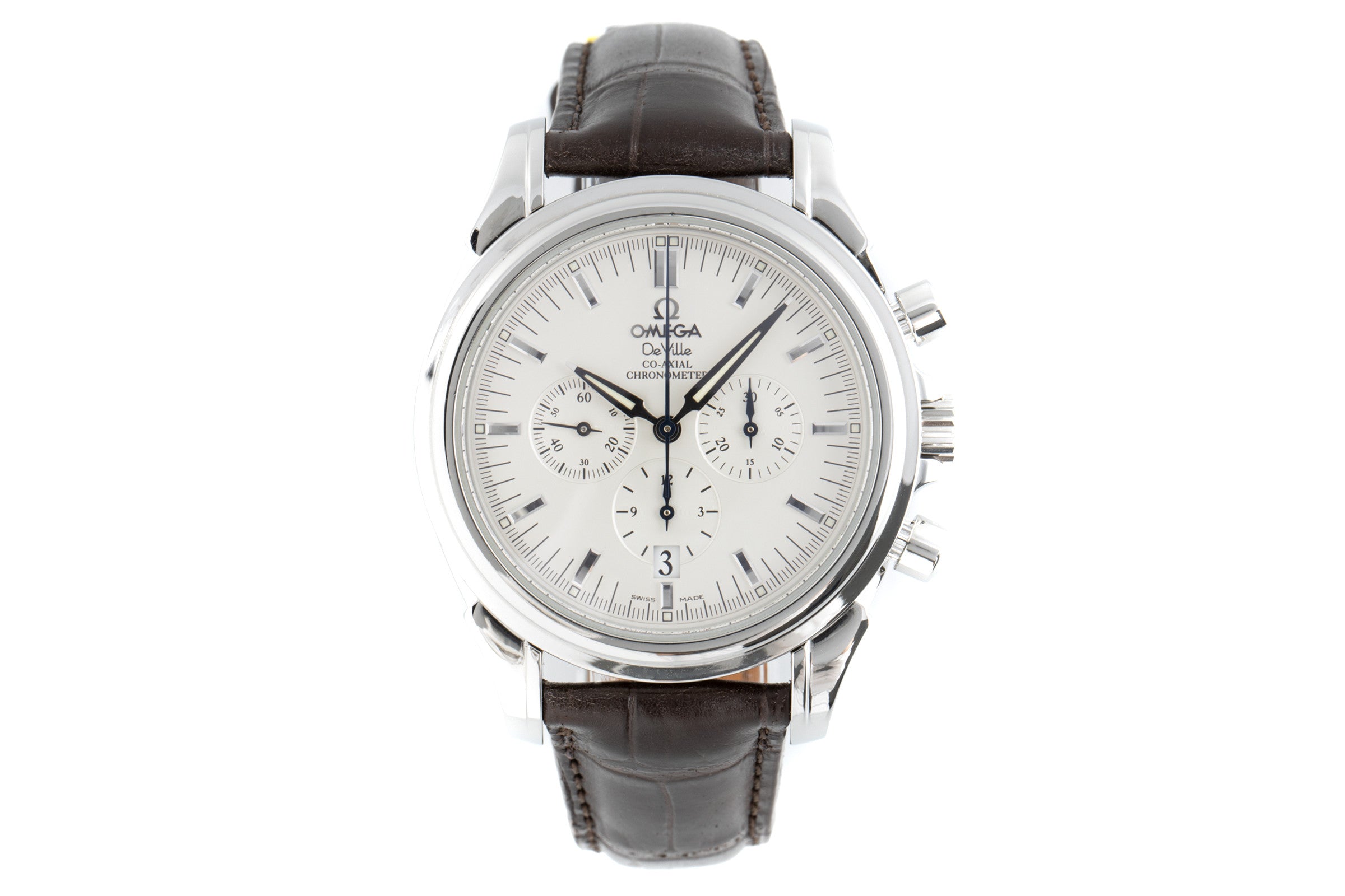 Omega De Ville chronographe acier automatique montre pour hommes 4841.31.32  [2105569]