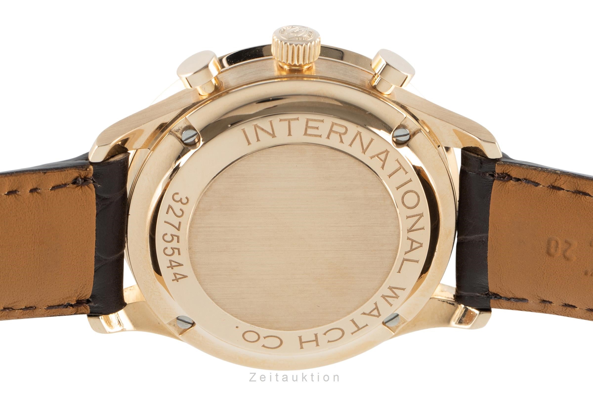 IWC Portugieser chronograph 18 ct gold automatic men's watch 3714 LP: 17900EUR  [2105653]