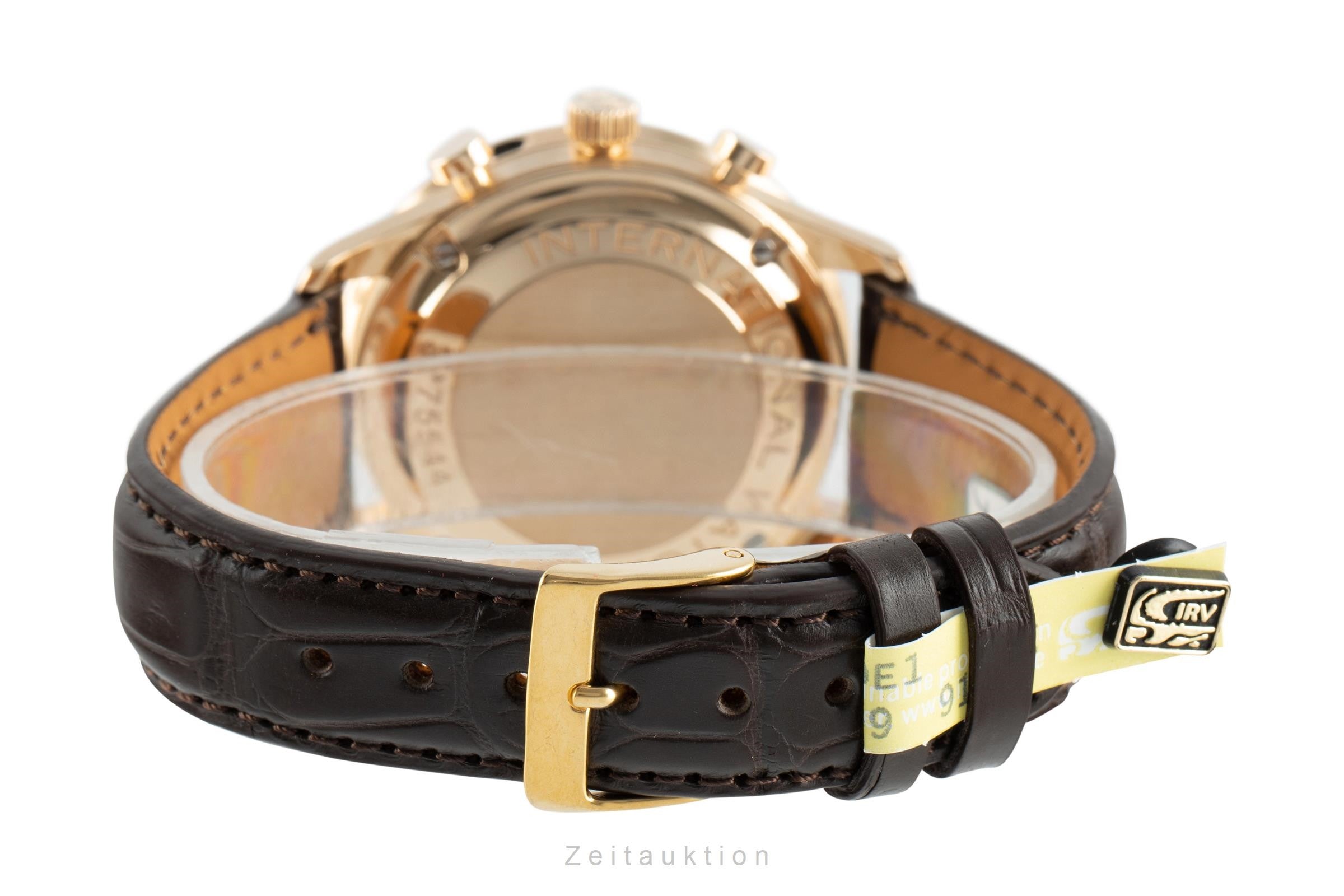 IWC Portugieser chronograph 18 ct gold automatic men's watch 3714 LP: 17900EUR  [2105653]