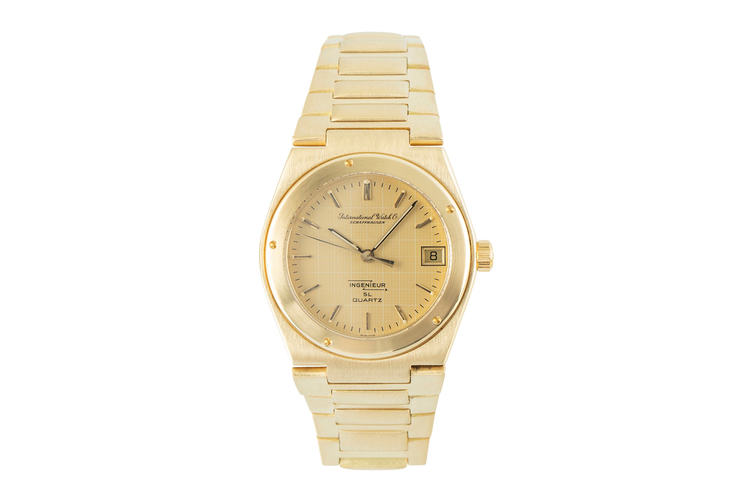 IWC Ingenieur 18 ct gold quartz men's watch 9703  [2105676]