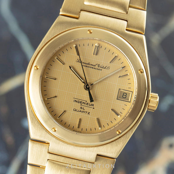 IWC Ingenieur 18 ct gold quartz men's watch 9703  [2105676]