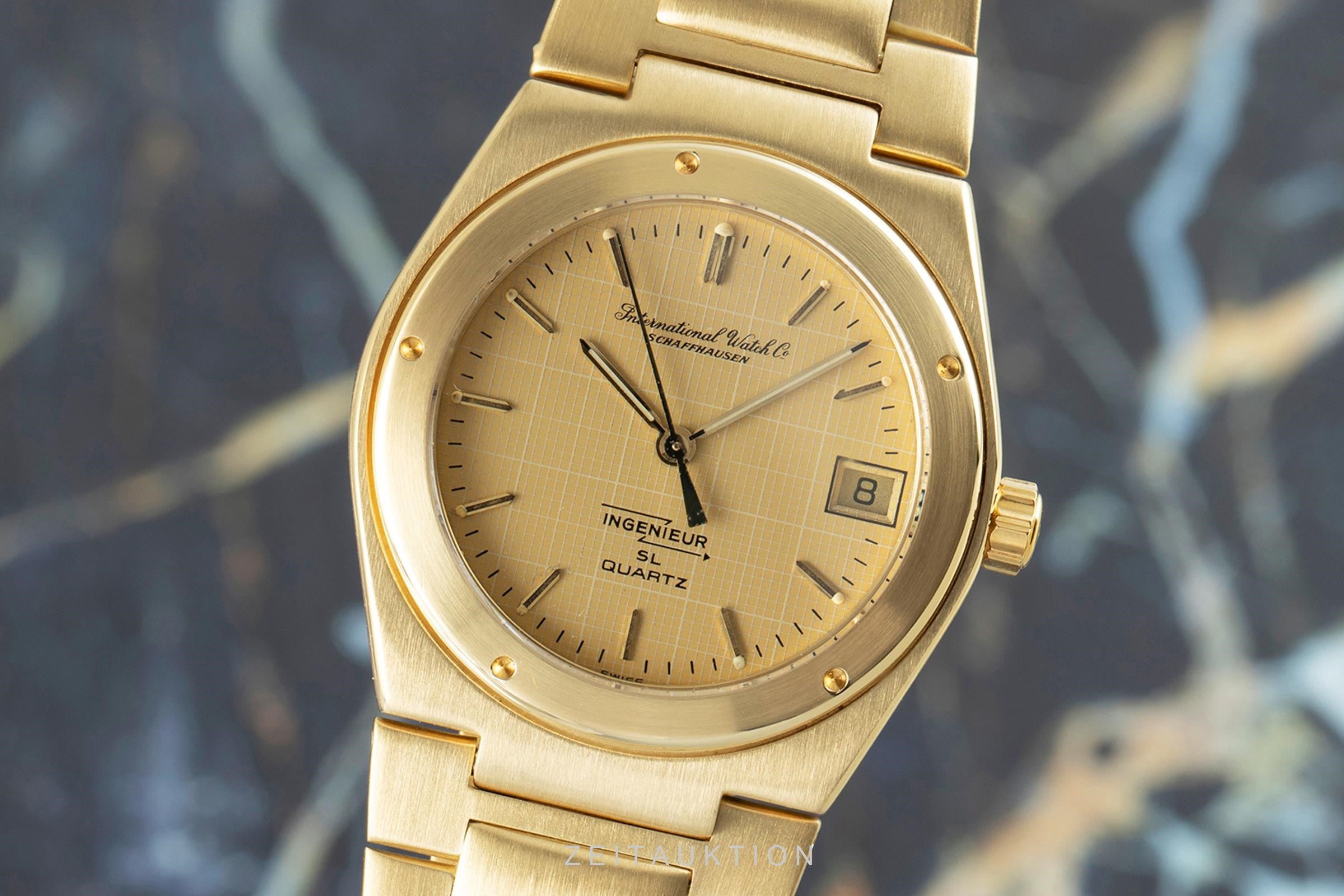 IWC Ingenieur oro 18 ct quarzo orologio da uomo 9703  [2105676]