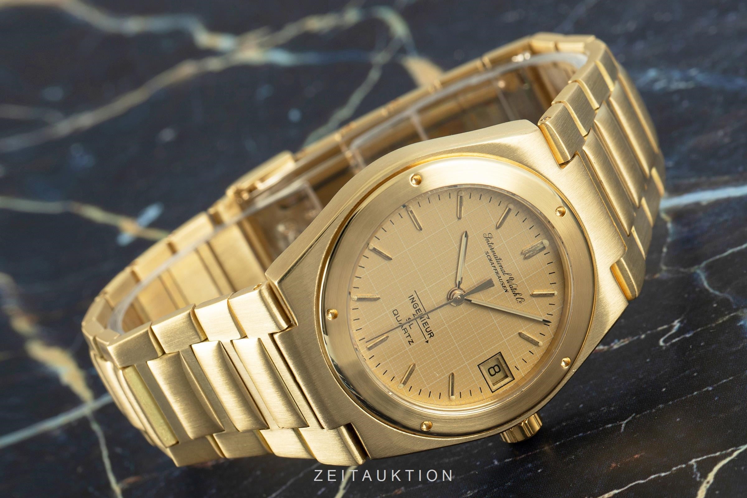 IWC Ingenieur 18 ct gold quartz men's watch 9703  [2105676]