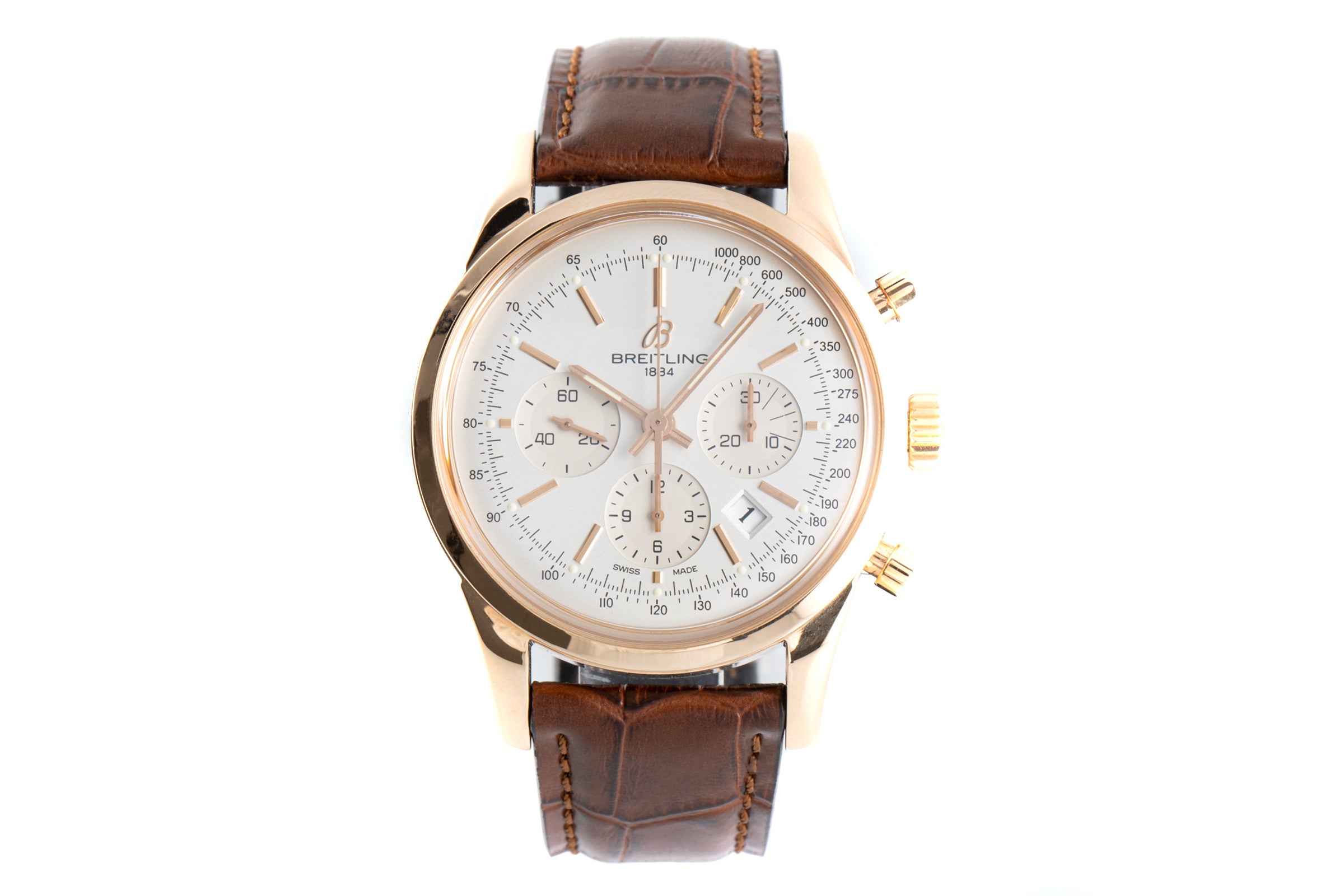 Breitling Trancocean Chronograph Limitiert 18K Roségold Automatik Ref. RB0151  [2105811]