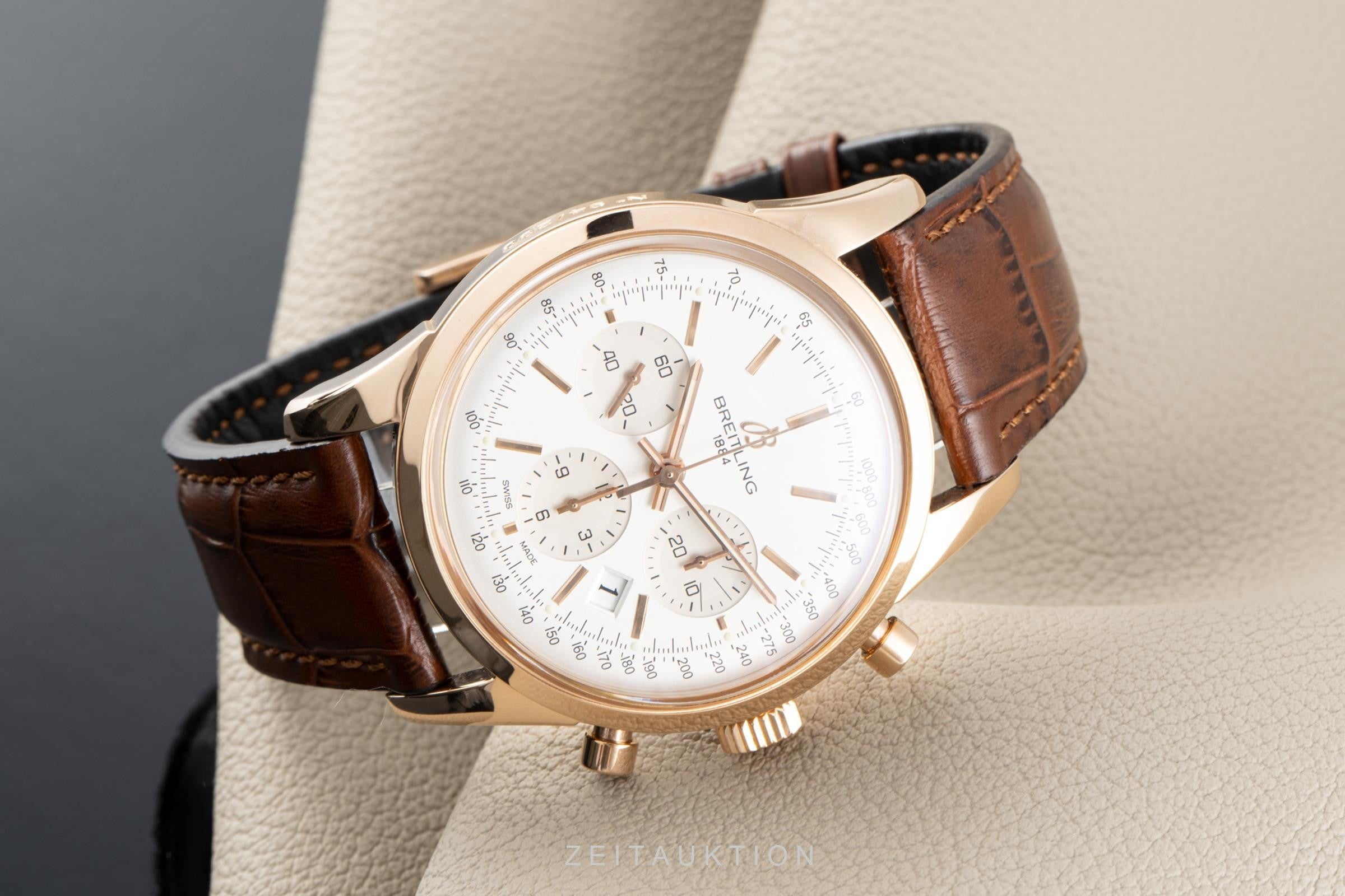 Breitling Trancocean Chronograph Limitiert 18K Roségold Automatik Ref. RB0151  [2105811]