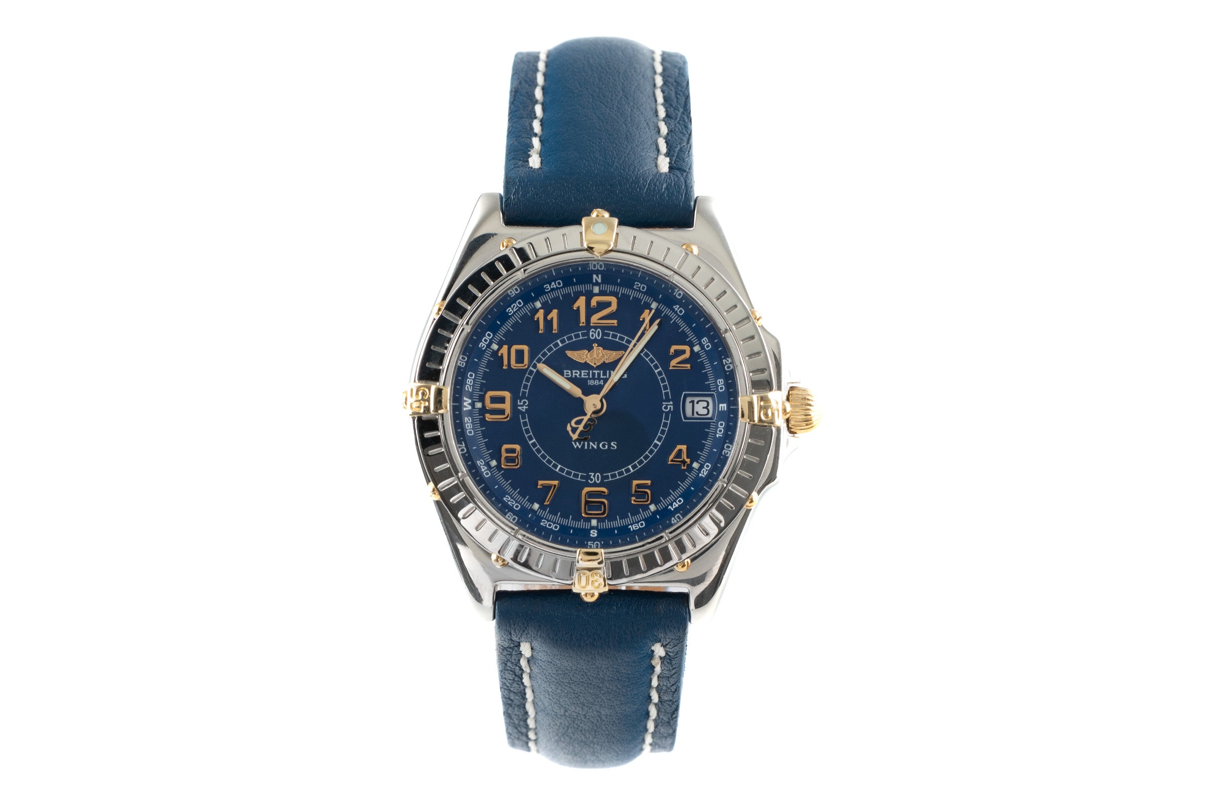 Breitling Wings steel / gold quartz men's watch B66050  [2105831]