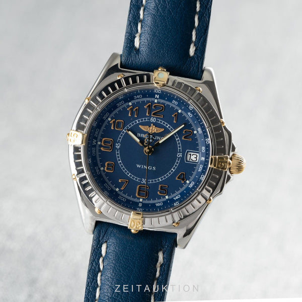 Breitling Wings steel / gold quartz men's watch B66050  [2105831]